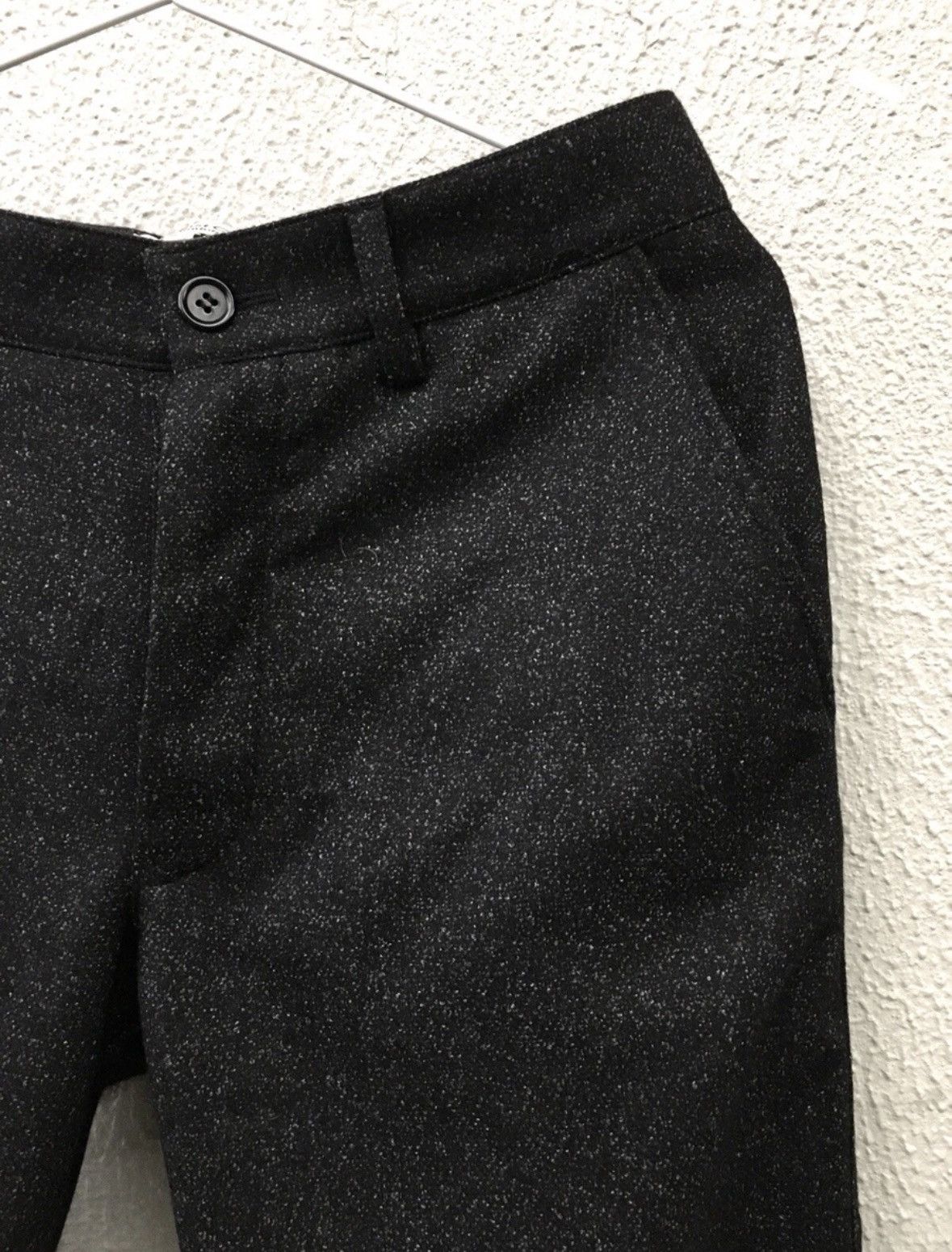 YMC YMC Textured Wool Trousers (Black, 30) Size US 30 / EU 46 - 2 Thumbnail