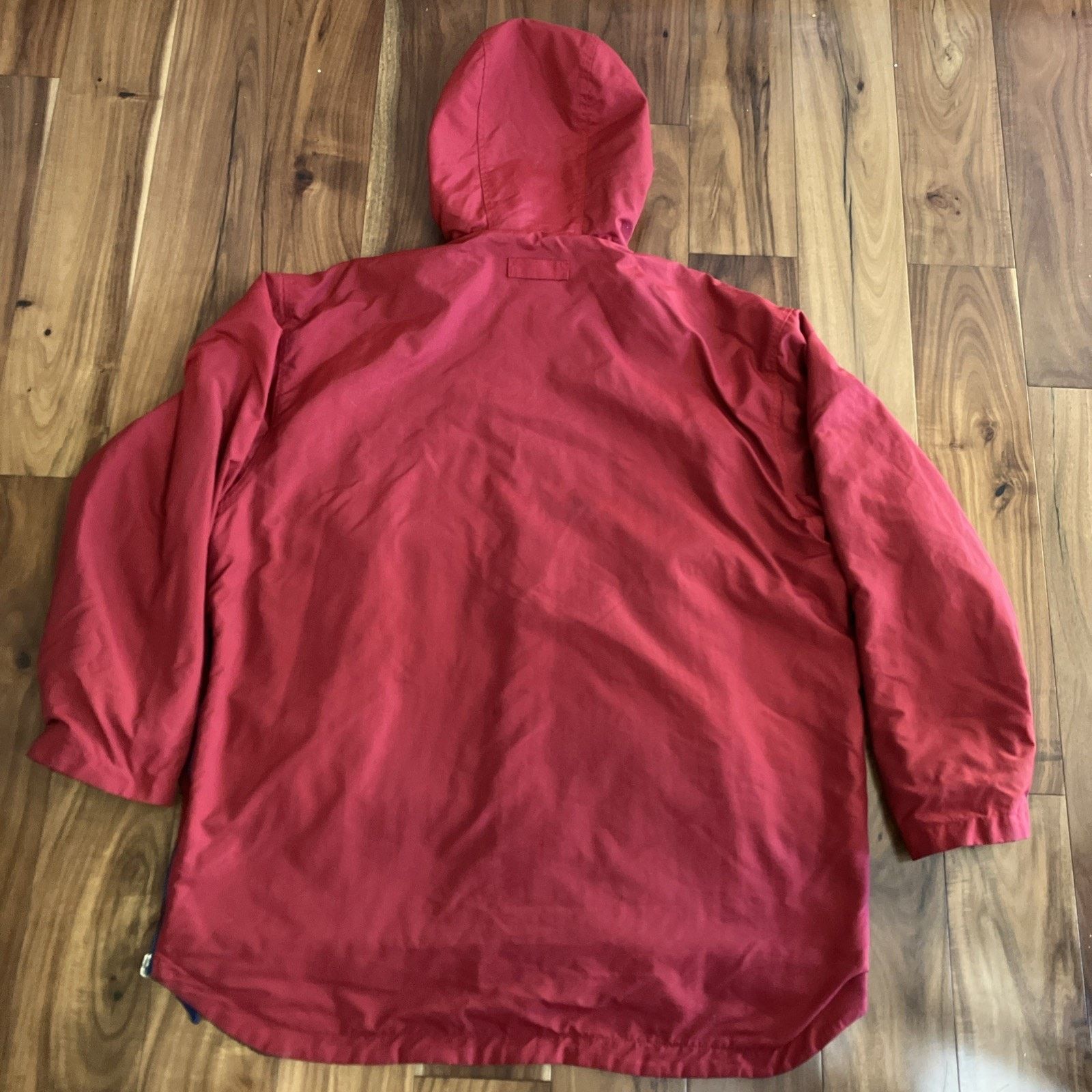 Structure Vintage Structure Sport Parka Jacket Men M Red Hood Pullover Size US M / EU 48-50 / 2 - 15 Thumbnail