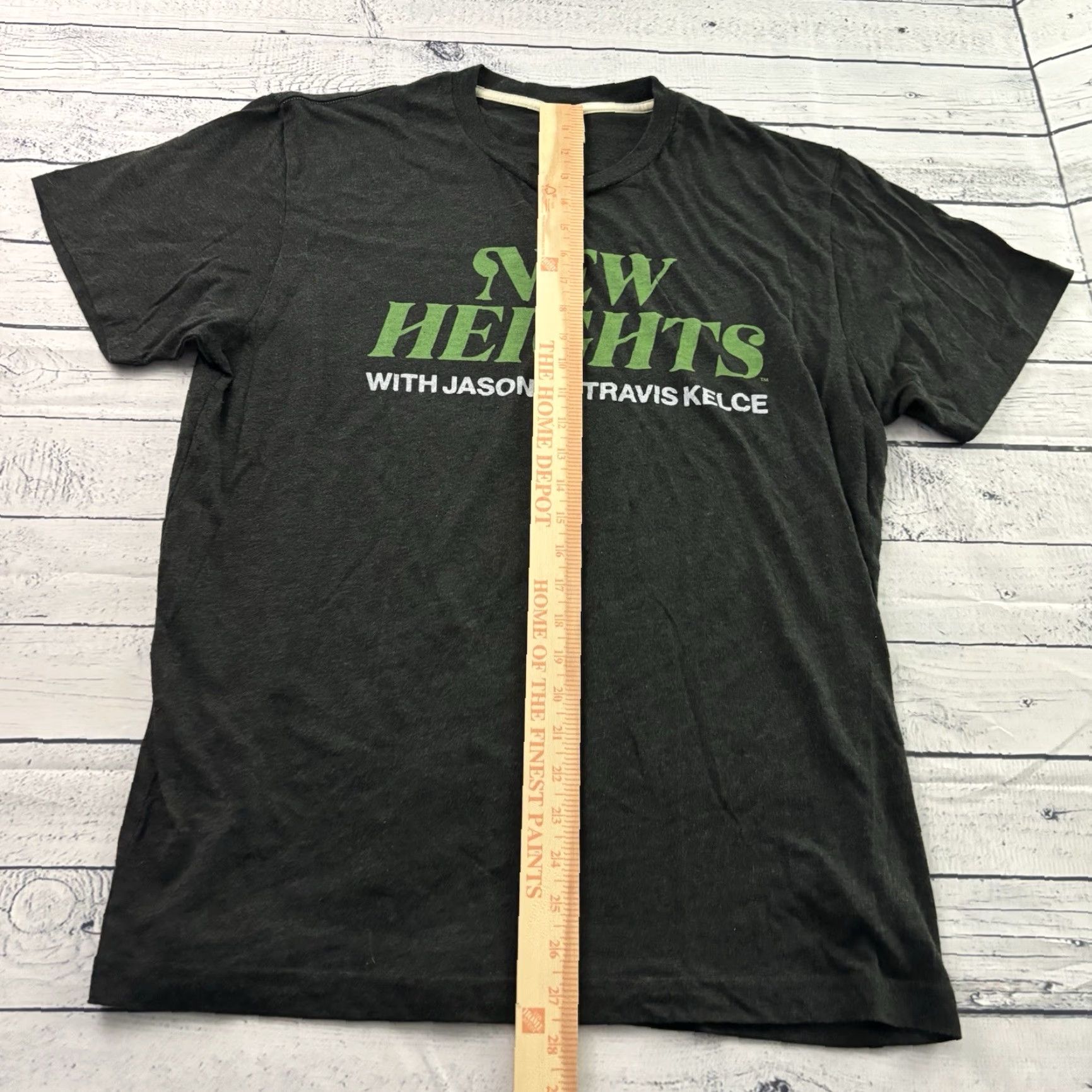 Vintage Homage New Heights Jason Travis Kelce Short Sleeve T Shirt Men's L Gray Size US L / EU 52-54 / 3 - 2 Thumbnail