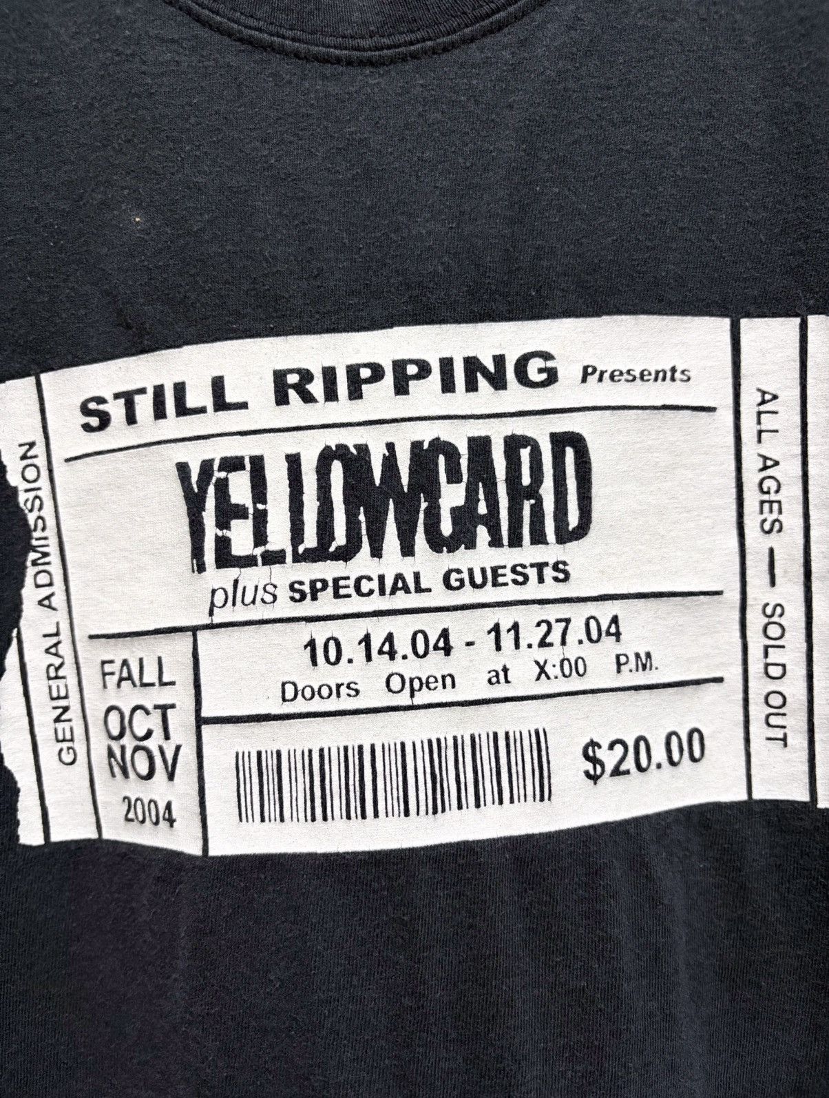 Band Tees 2000's YellowCard Rock Band " Ticket Concert " T-Shirt Size US M / EU 48-50 / 2 - 5 Thumbnail