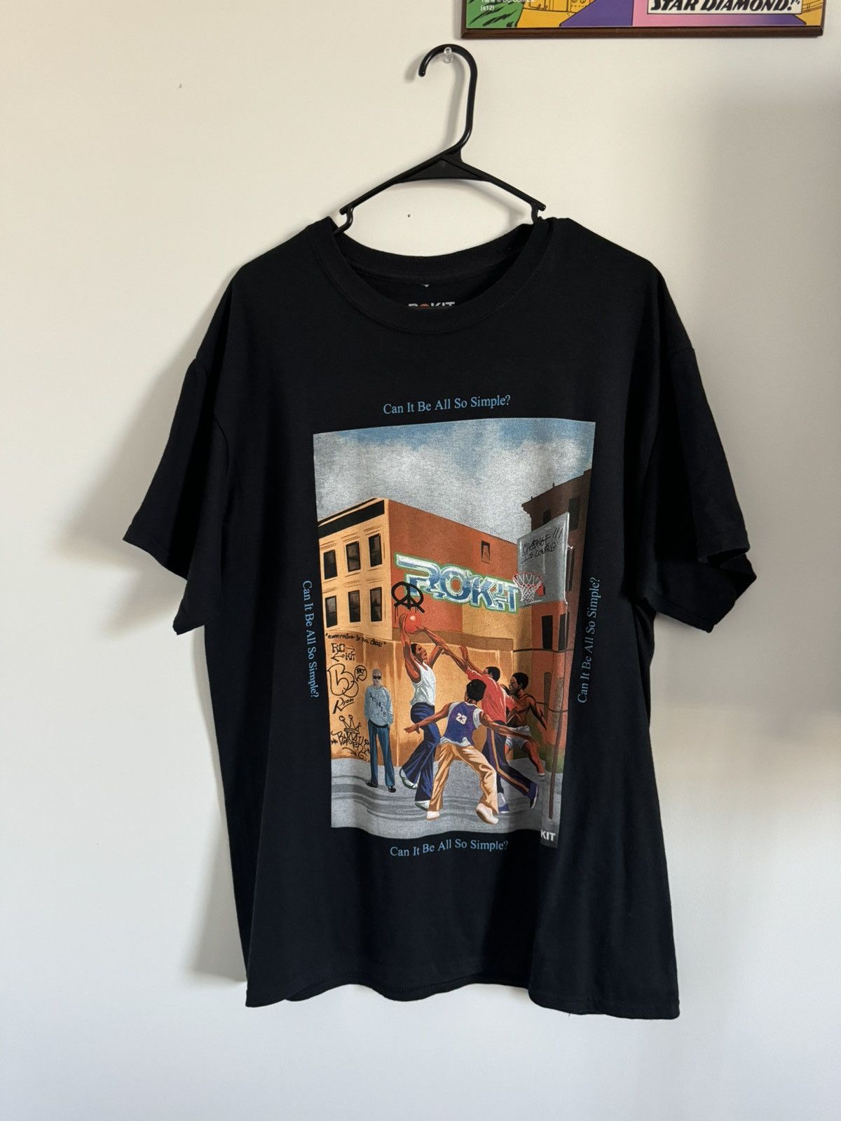 Rokit Rokit 2021 Basketball Graphic Tee Size US L / EU 52-54 / 3 - 1 Thumbnail
