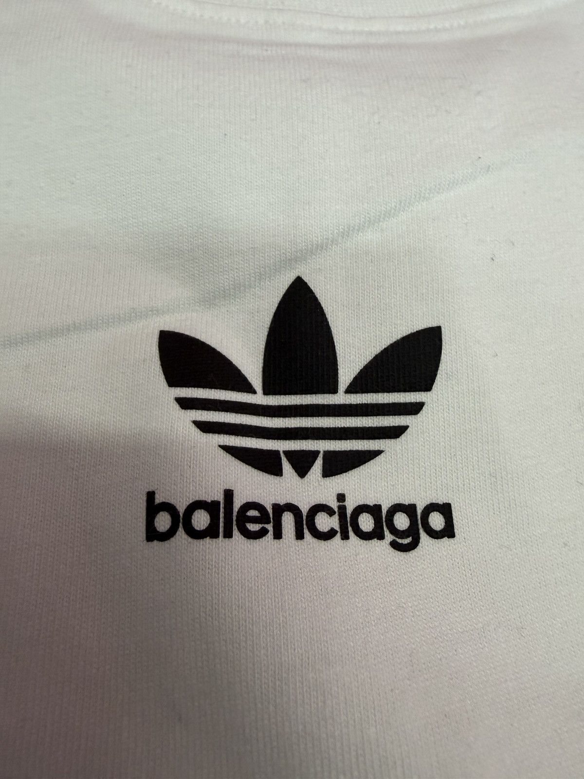 Adidas × Balenciaga BALENCIAGA X ADIDAS WHITE TEE Size US XXL / EU 58 / 5 - 3 Thumbnail