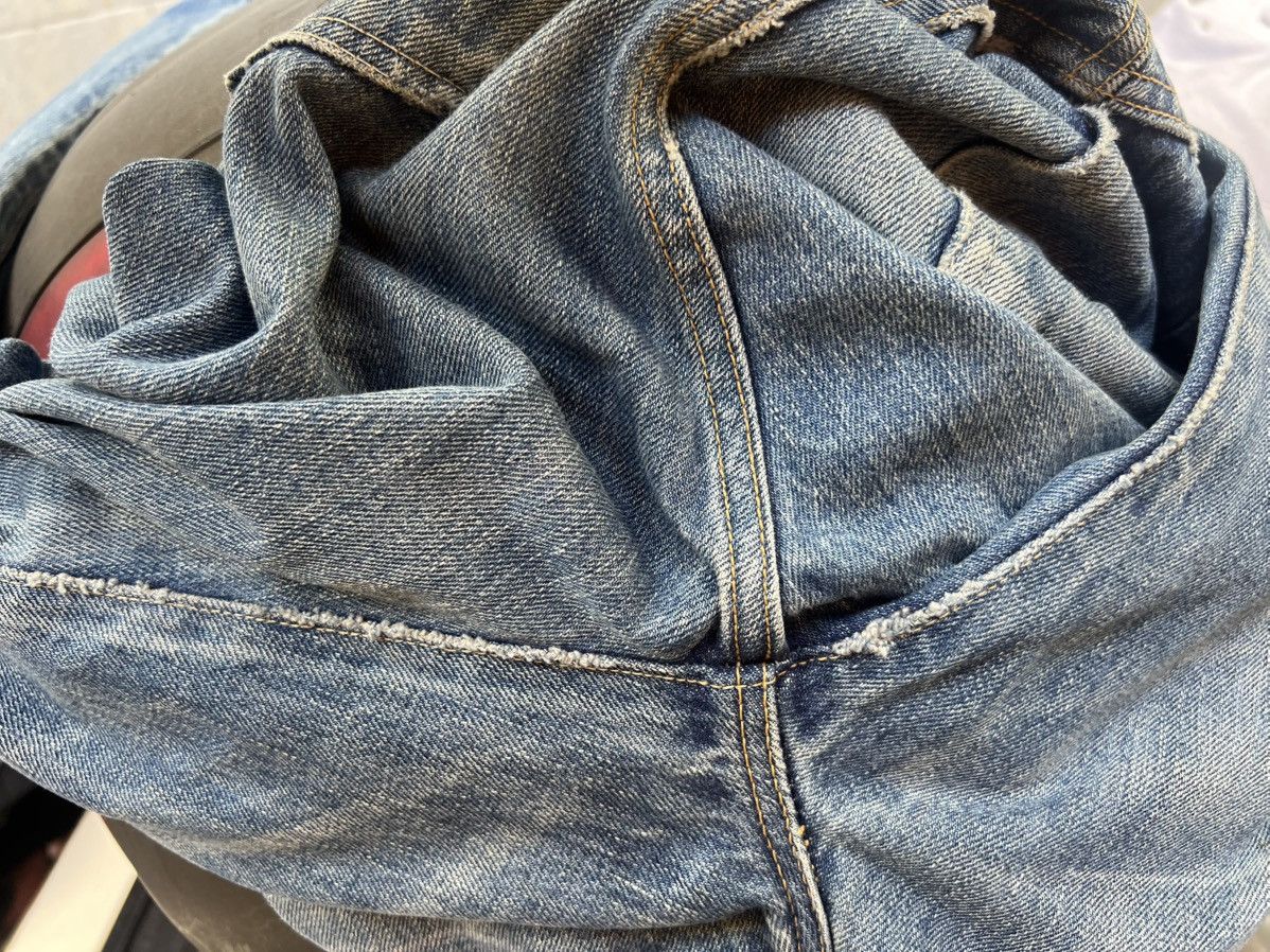 Chimala Chimala Japan Distressed Faded Denim Selvedge Jeans Size US 31 - 25 Thumbnail