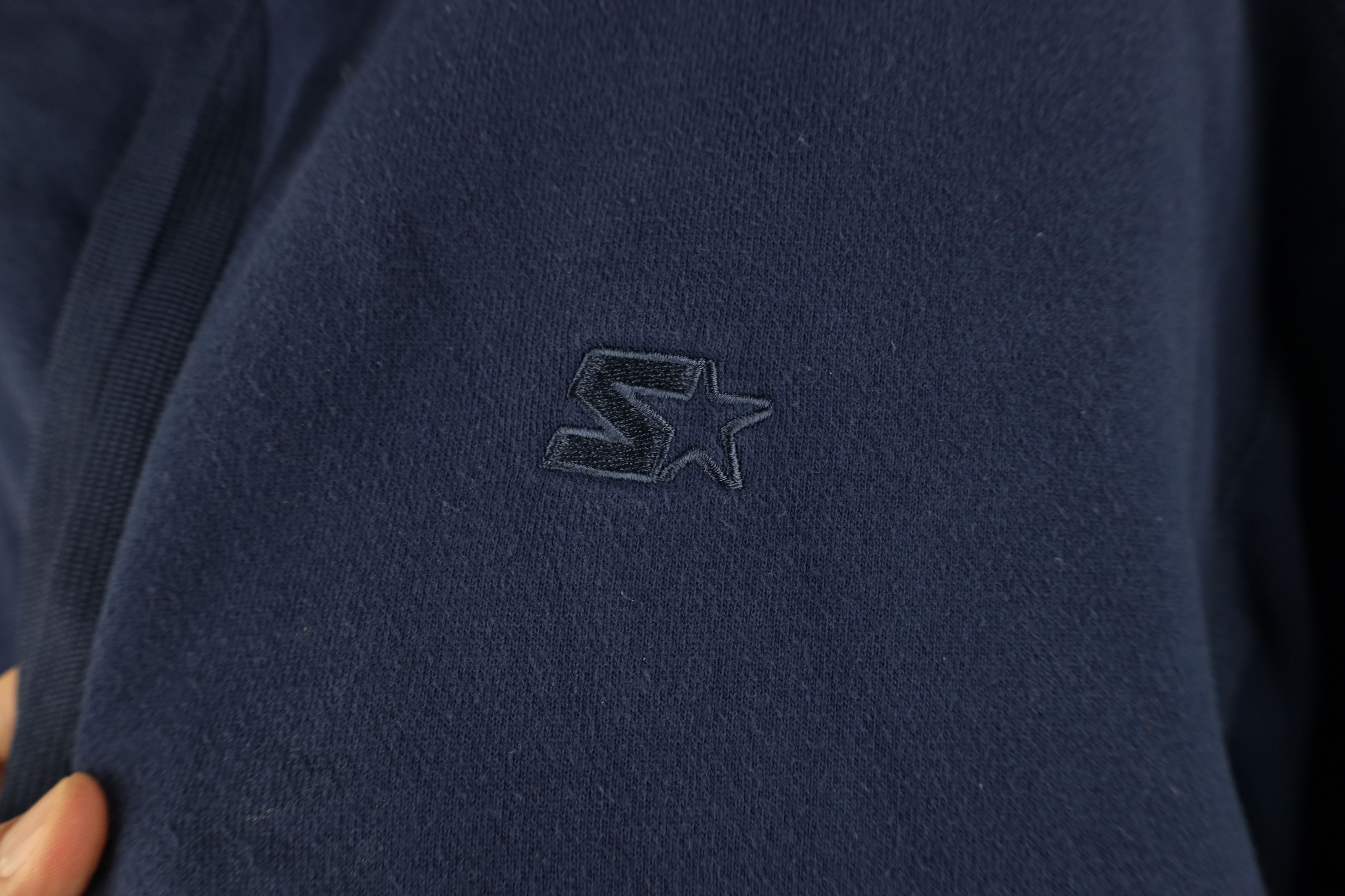 Starter Vintage Starter Classic Logo Hoodie Sweatshirt Navy Blue Size US L / EU 52-54 / 3 - 5 Thumbnail
