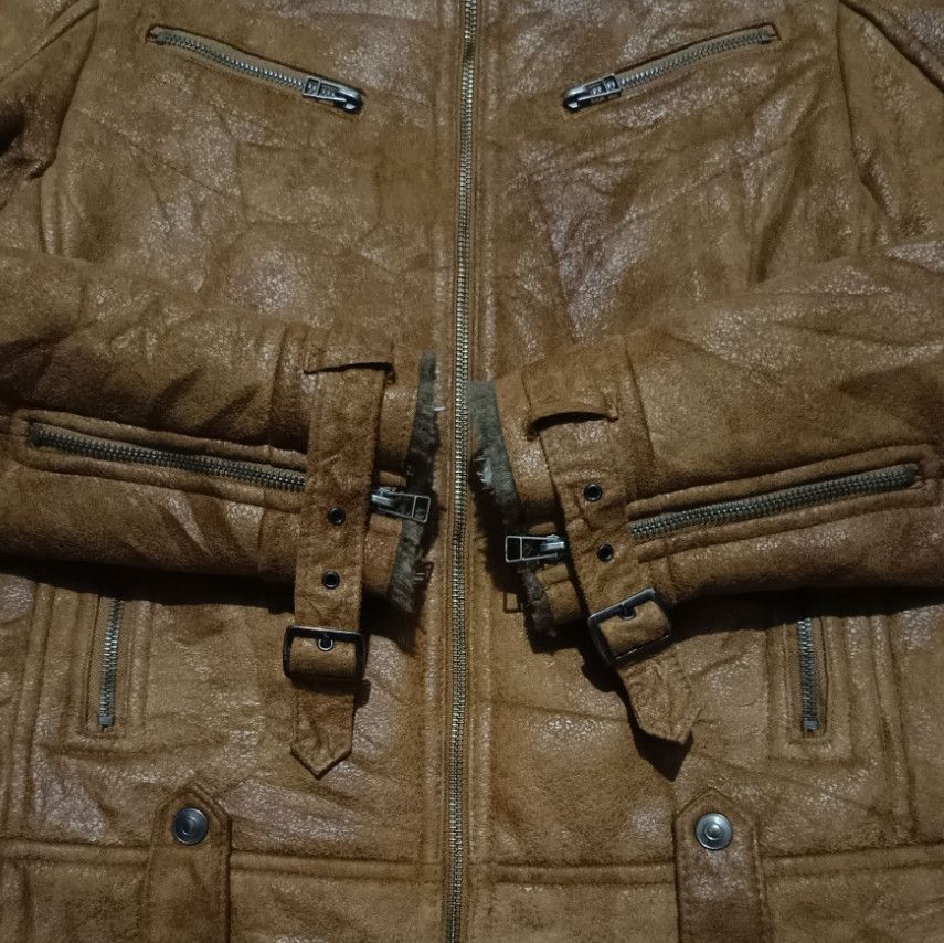 semanticdesign Semantic Design Leather Shearling Riders Jacket Size US M / EU 48-50 / 2 - 6 Thumbnail