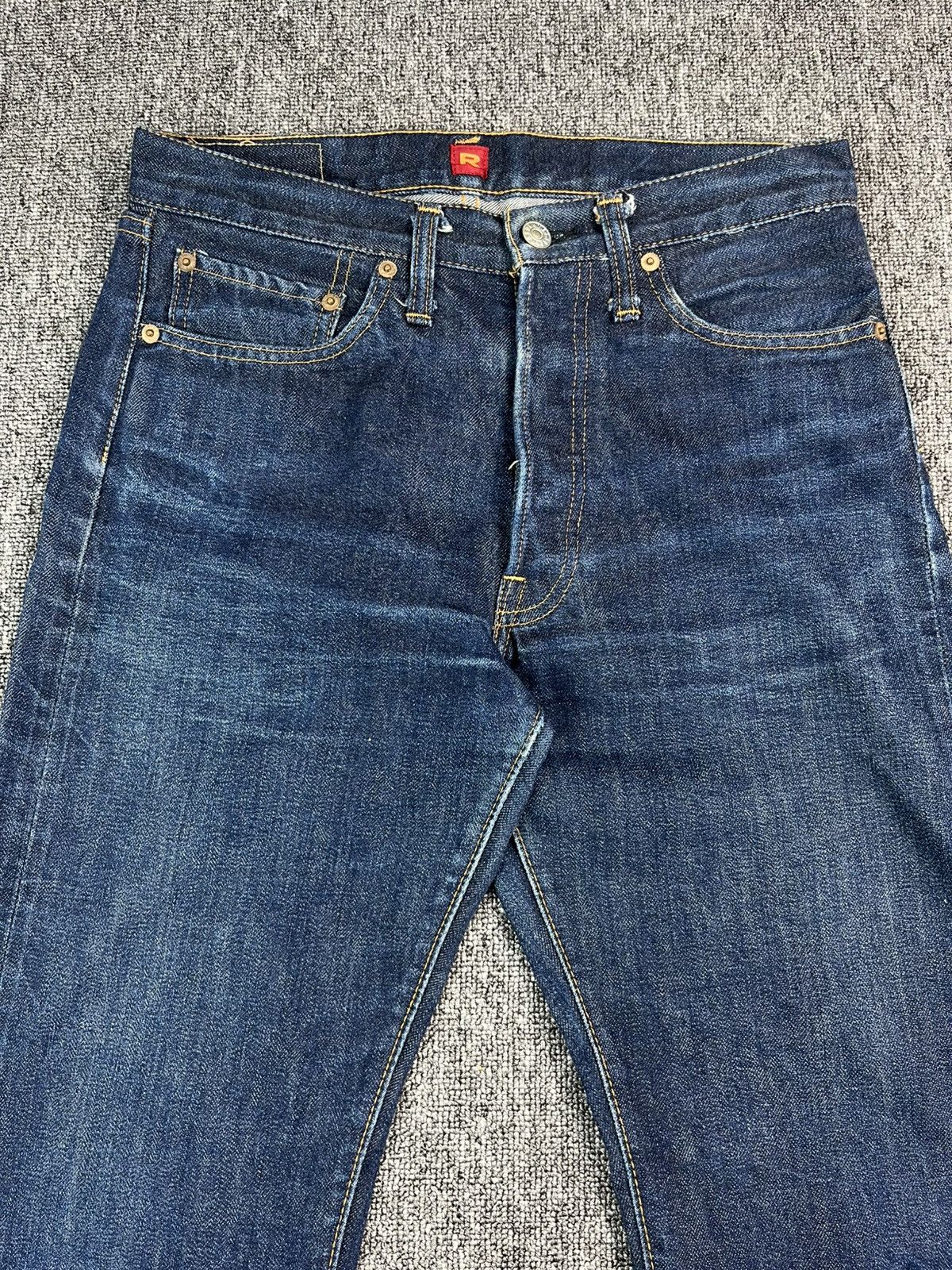 Japanese Brand × RESOLUTE × Vintage Vintage! 90s OG Resolute Jeans perfect faded Selvedge Jeans Size US 30 / EU 46 - 2 Thumbnail