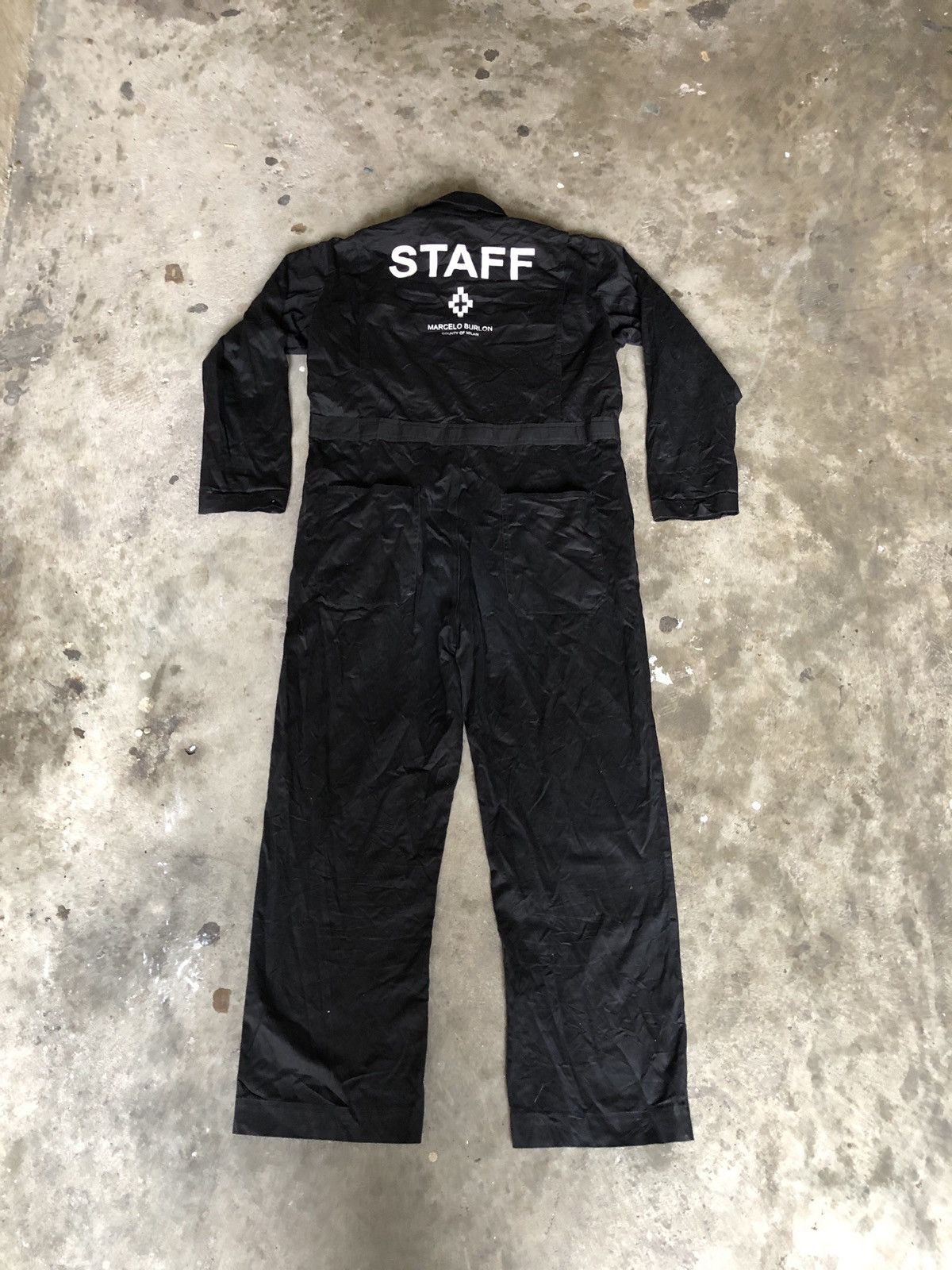 Marcelo Burlon Marcelo Burlon Staff Coverall Jumpsuit Size US 40 / EU 56 - 7 Thumbnail