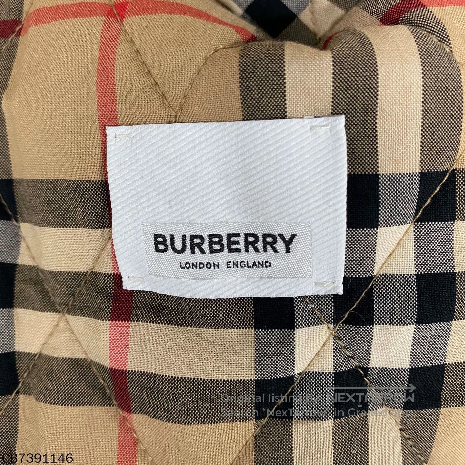 Burberry Burberry Yellow Quilted Cotton Coat. Size US L / EU 52-54 / 3 - 6 Thumbnail