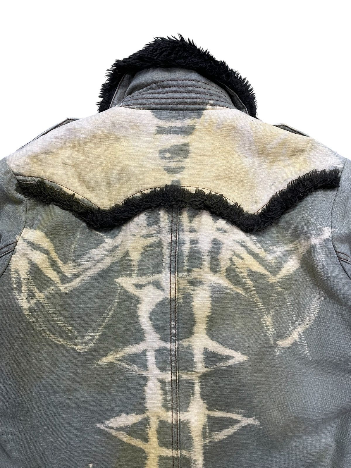 20471120 2000s MISS 503 GOA STYLE Avant-Garde FAUXFUR JACKET Size US M / EU 48-50 / 2 - 9 Thumbnail
