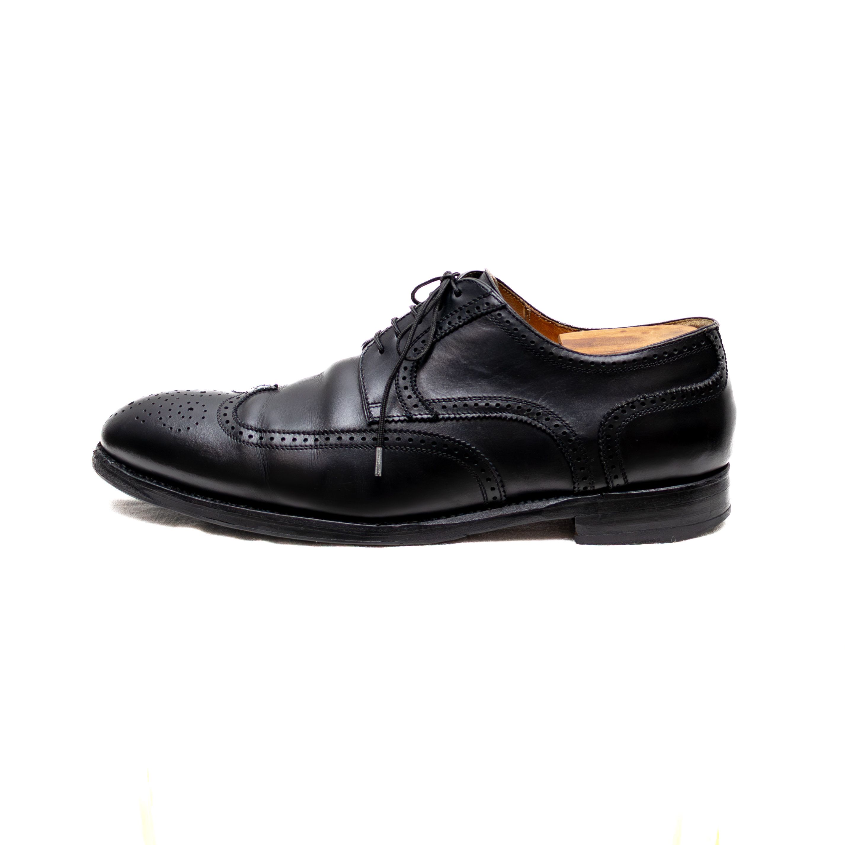 Berwick 1707 Men’s Berwick 1707 Black Leather Brogue Oxford Shoes sz 11 Size US 11 / EU 44 - 2 Thumbnail