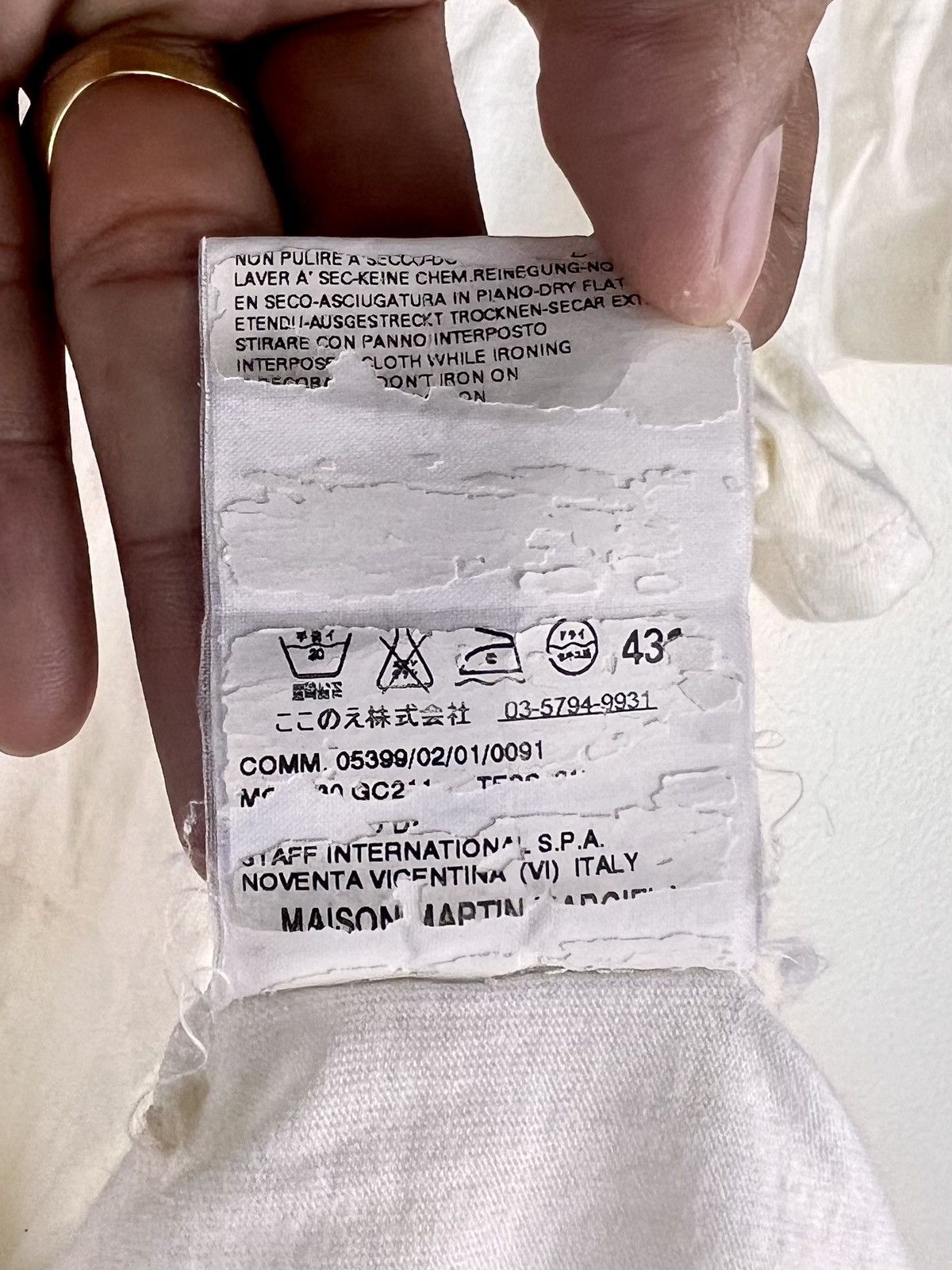 Maison Margiela RUNWAY 2009 MAISON MARGIELA LINE 10 MENS TOP Size US M / EU 48-50 / 2 - 3 Thumbnail