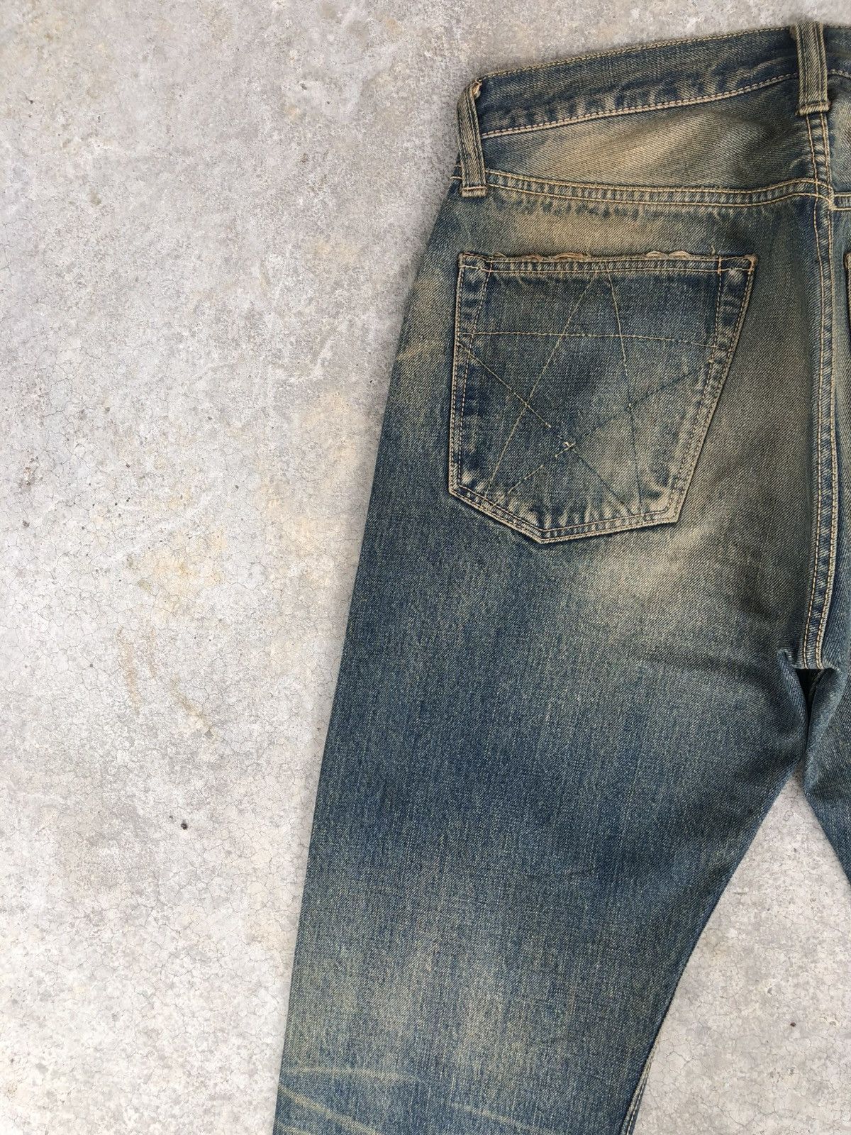 Sugar Cane Vintage Sugarcane 065 Distressed Denim Selvedge Denim Star Size US 32 / EU 48 - 12 Thumbnail