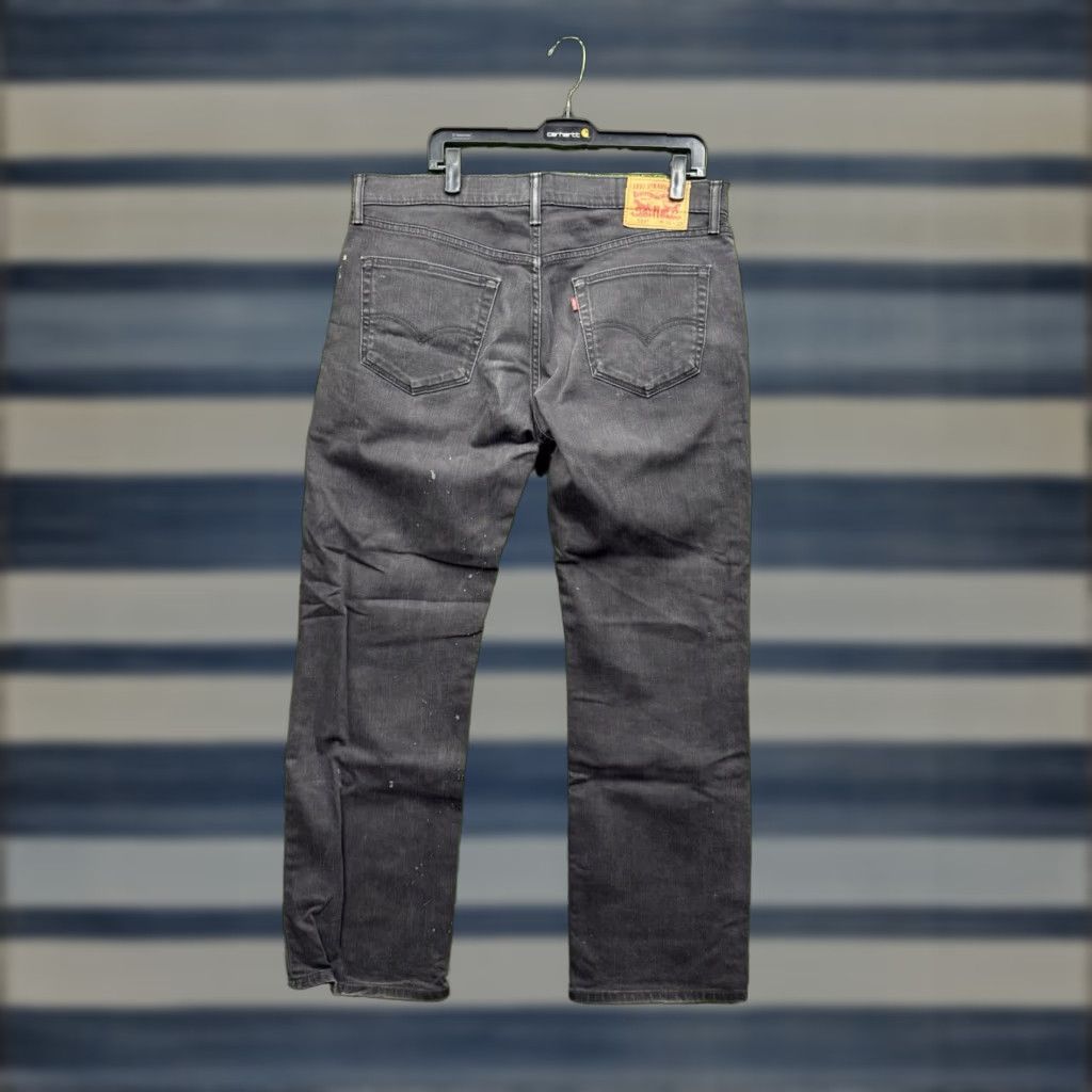Levi's Levi's 559 Jeans Mens 36x32 Relaxed Straight Black Denim Dark Wash Workwear 90s, Grunge, USA, Faded, Baggy, Loose Mens Size US 36 / EU 52 - 1 Thumbnail
