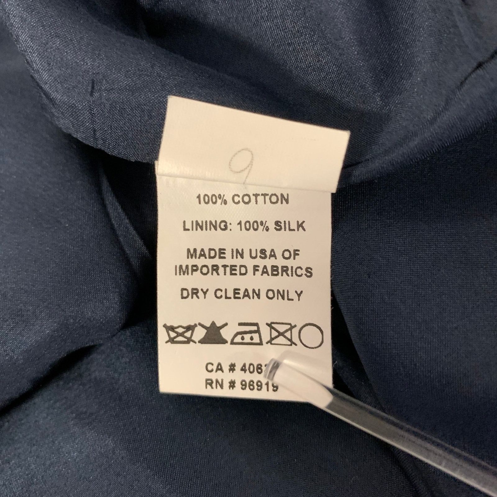 Marc Jacobs MARC JACOBS Size 6 Navy White Cotton Gingham Mid-Calf Skirt Size 28" / US 6 / IT 42 - 5 Thumbnail