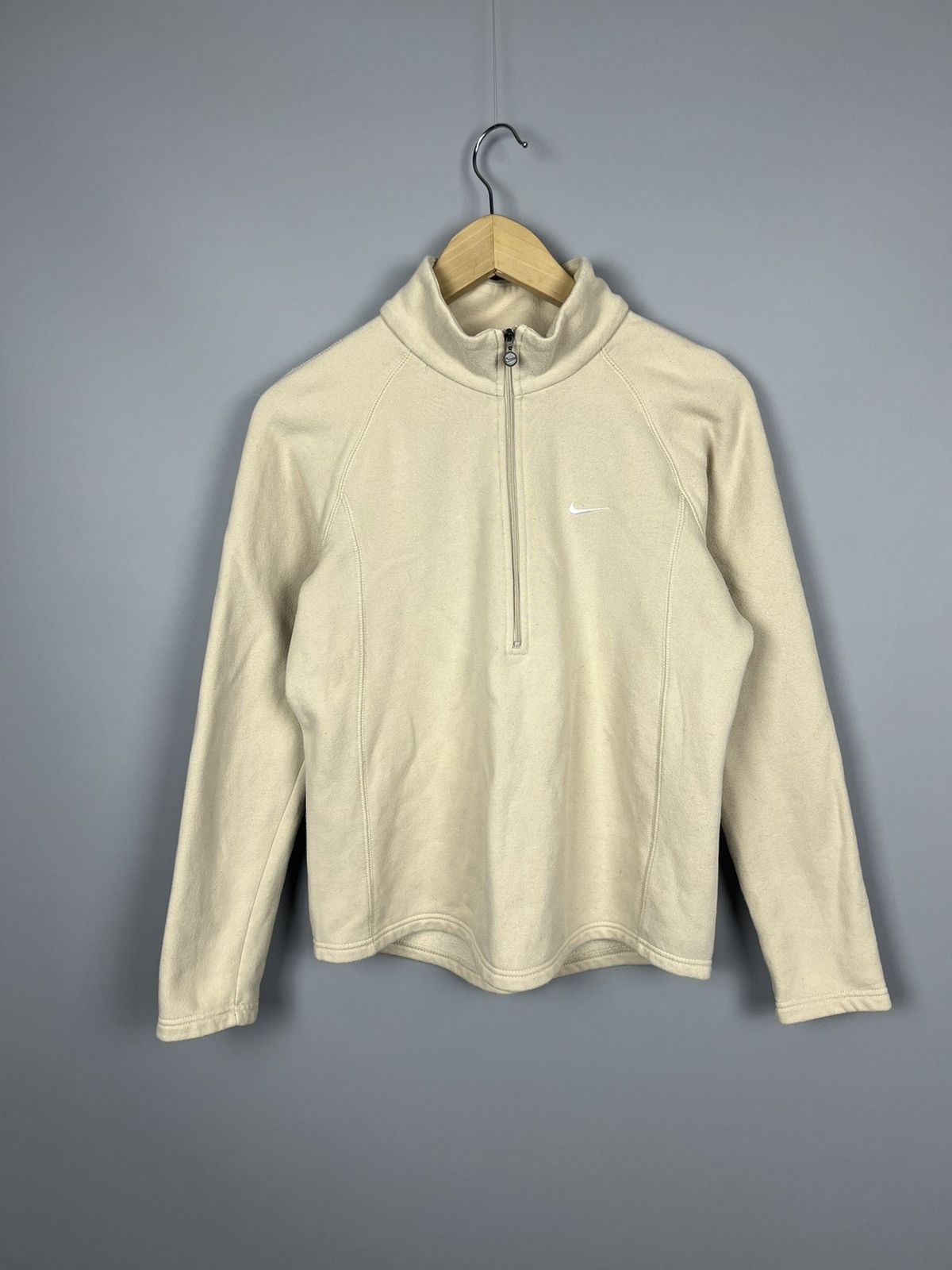 Nike × Vintage Vintage Nike Zip sweatshirt Solo Swoosh 2000s Y2K Size M / US 6-8 / IT 42-44 - 1 Thumbnail