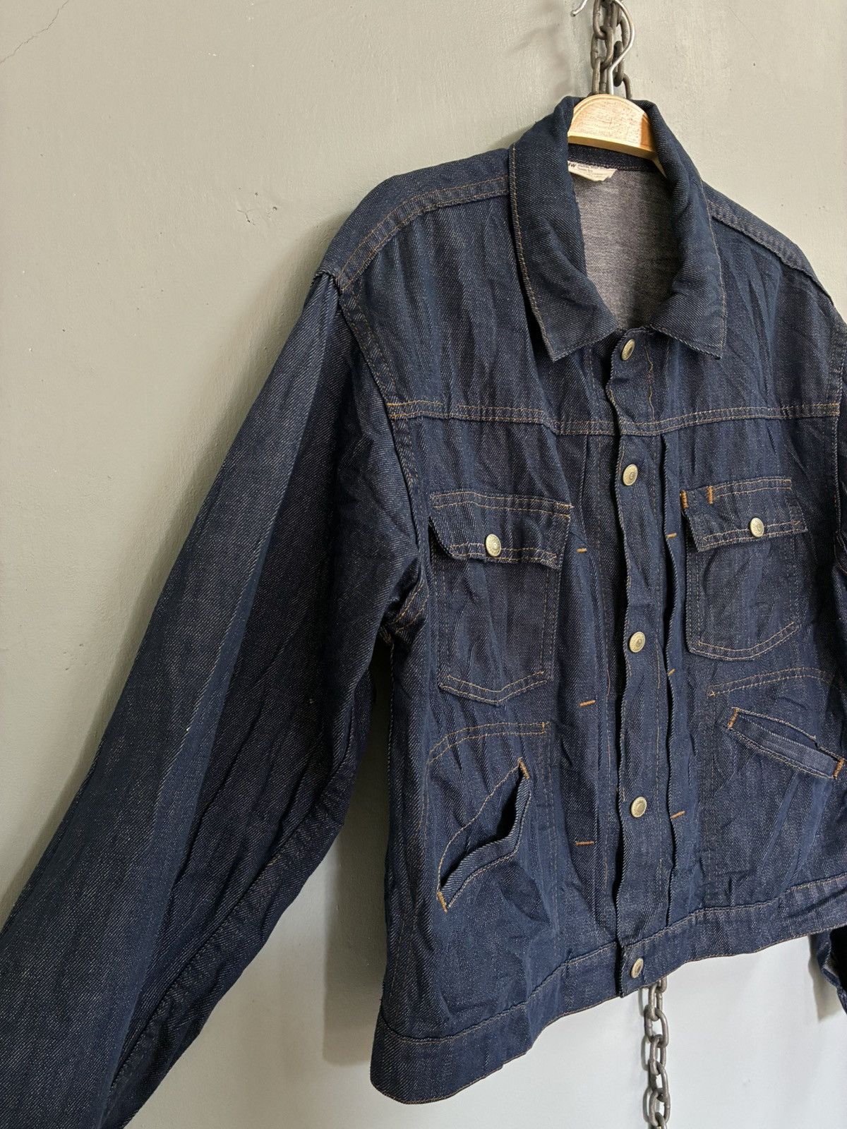 Vintage Vintage 70s Ranchcraft Denim Selvage jacket Size US L / EU 52-54 / 3 - 6 Thumbnail