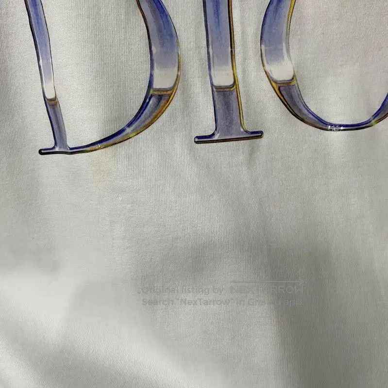 Dior Dior Summer White Cotton Short Sleeve T-shirt . Size US L / EU 52-54 / 3 - 5 Thumbnail