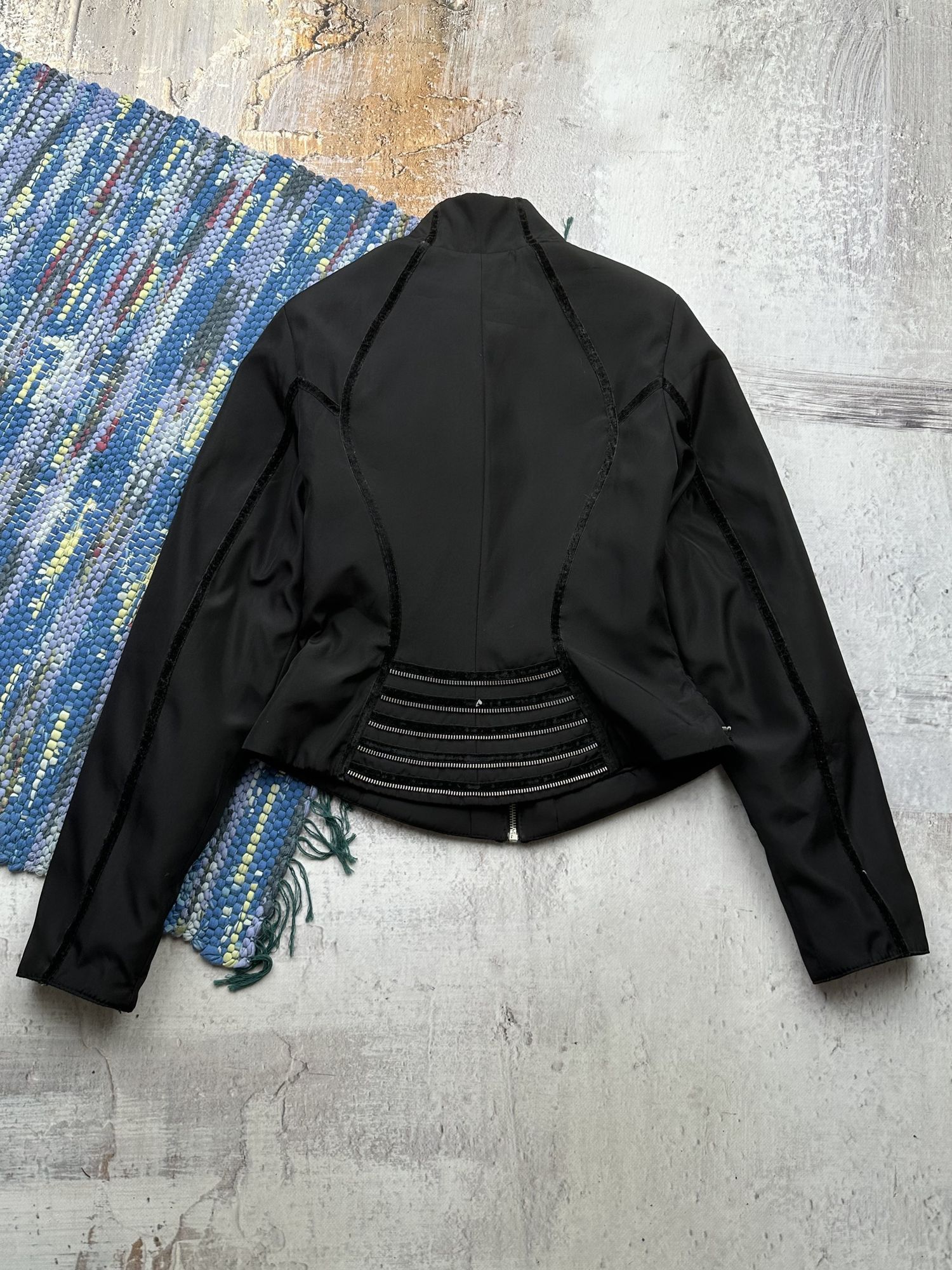 Vintage Vintage Cropped Jacket A280(199)(D15) Size XS / US 0-2 / IT 36-38 - 5 Thumbnail