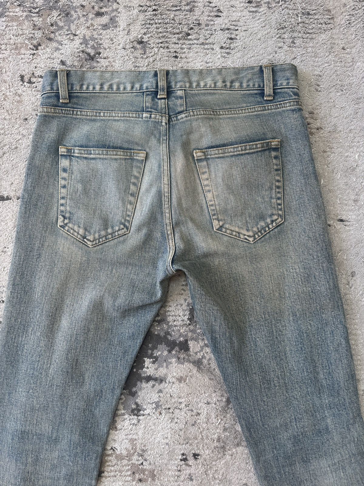 Saint Laurent Paris Saint Laurent Repaired Knee Slit Jeans Size US 29 - 7 Thumbnail