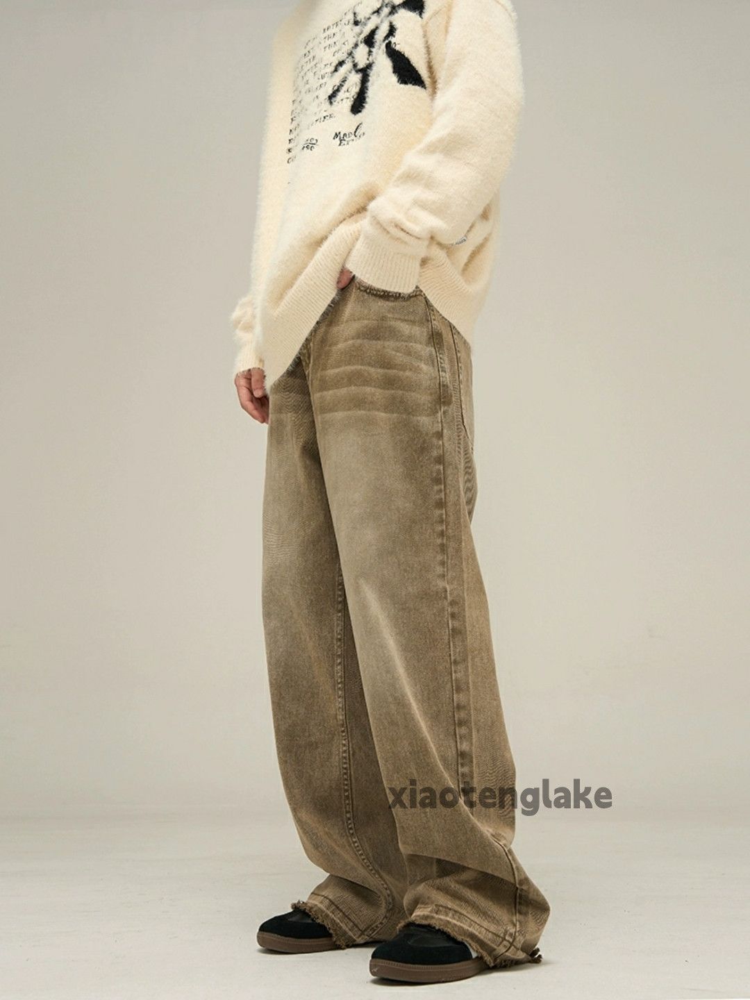 Jean × Vintage washed faded y2k skate hiphop loose baggy jeans Size US 30 / EU 46 - 2 Thumbnail