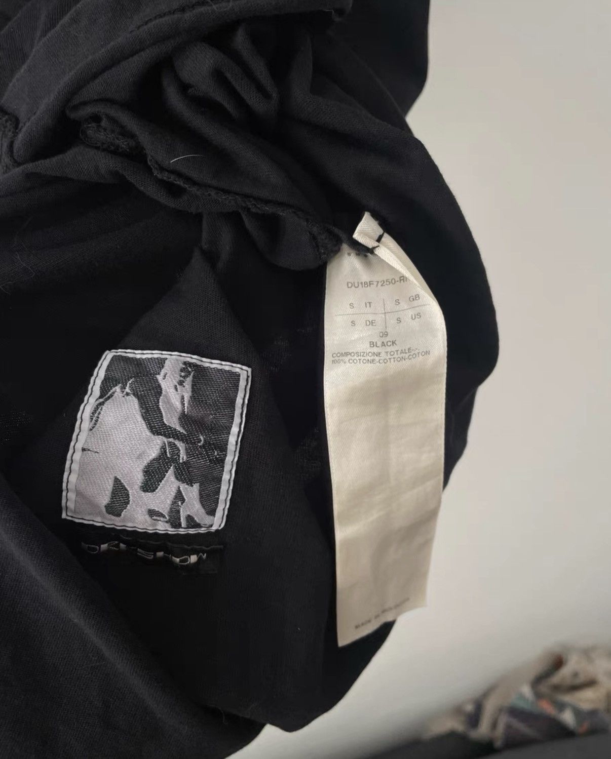 Rick Owens Rick Owens Drkshdw 18FW Longline Short Sleeve Tee Size US S / EU 44-46 / 1 - 3 Thumbnail