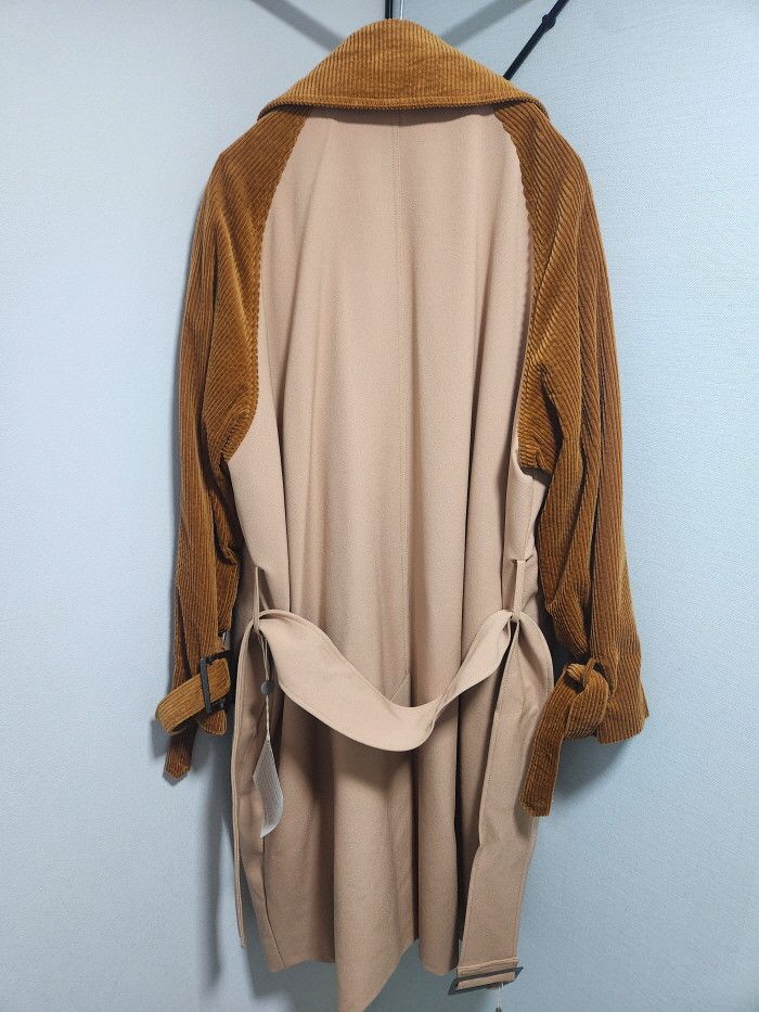 Other WEILI ZHENG TRENCH OVER WITH VELVET SLEEVES Size ONE SIZE - 5 Thumbnail