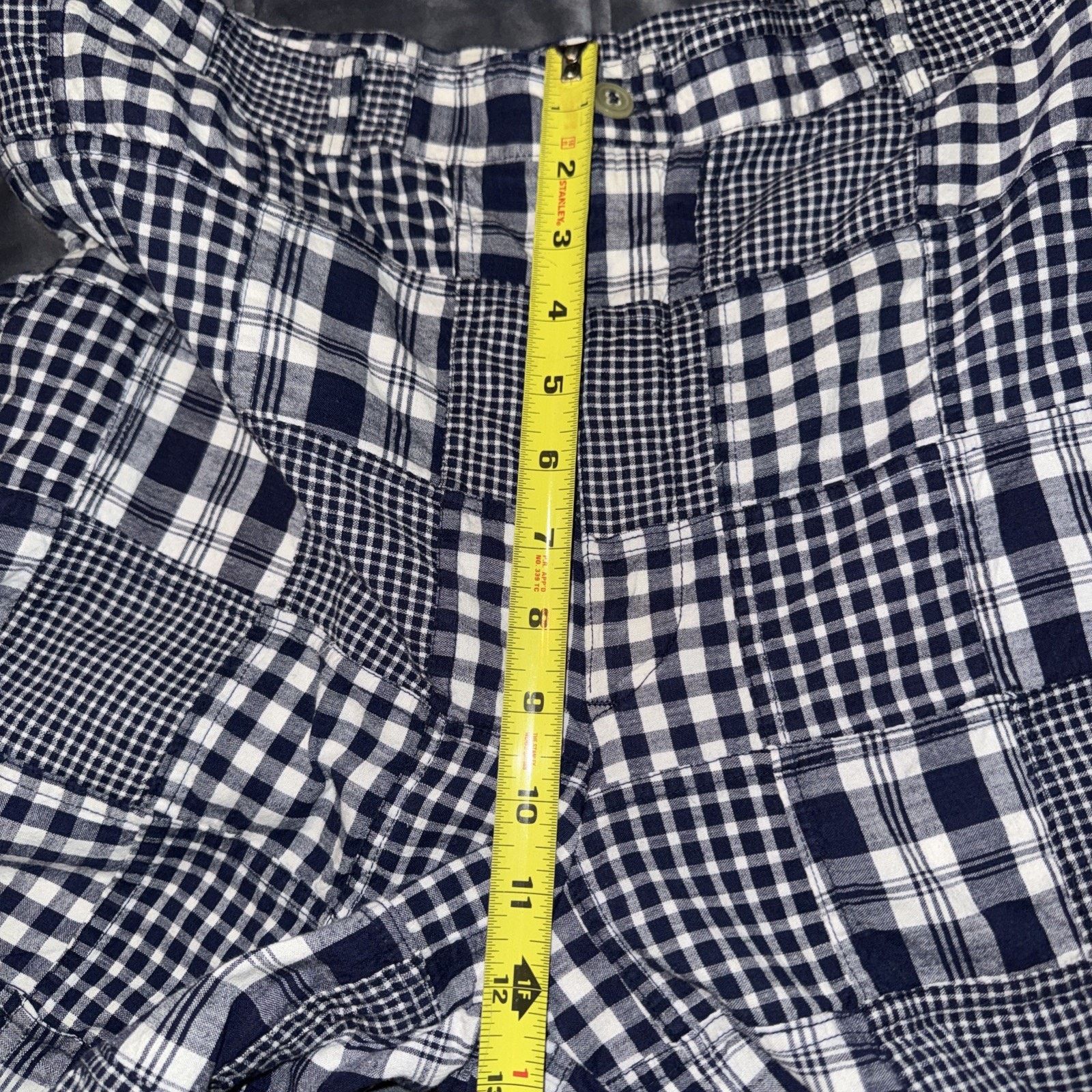 Brooks Brothers Vintage Brooks Brothers Patchwork Shorts USA Made Navy Sz 32 Size US 32 / EU 48 - 6 Thumbnail