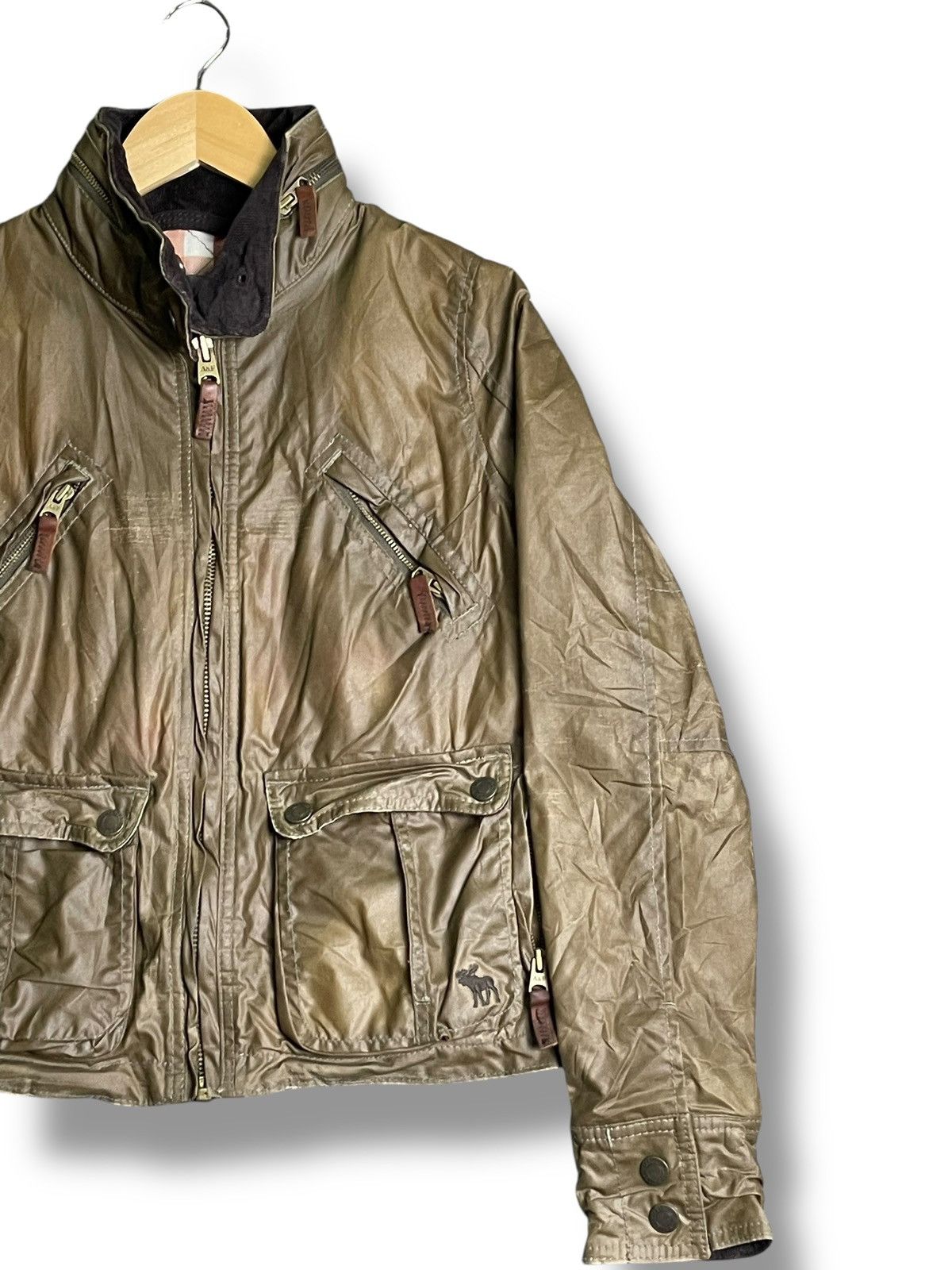 Abercrombie & Fitch × Vintage Abercrombie + Fitch Men’s Leather Jacket (27) Size US XS / EU 42 / 0 - 4 Thumbnail