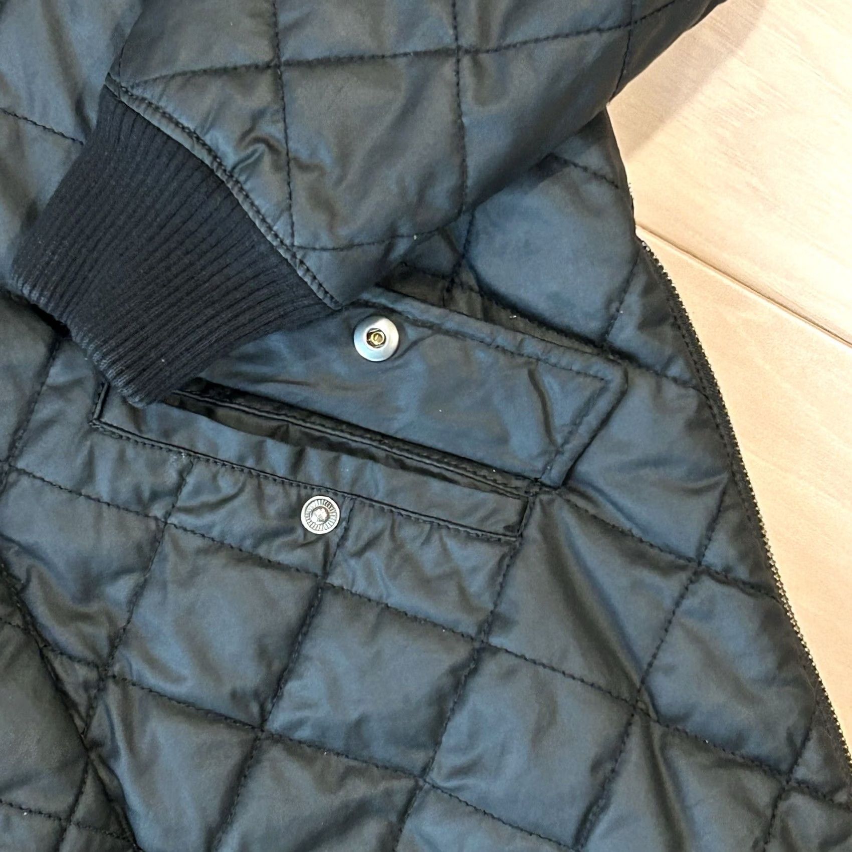Madewell VINTAGE? No. Madewell Jacket Women XS Black Quilted Insulated Full Zip Short Sleeve Long Sleeve? Size XS / US 0-2 / IT 36-38 - 3 Thumbnail