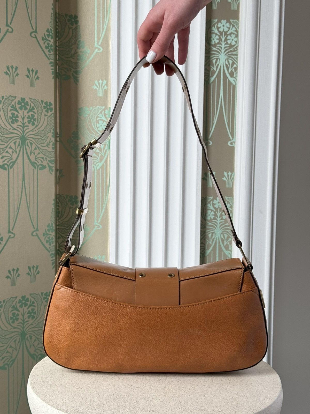 Dior Dior Brown Leather Street Chic Columbus Avenue Shoulder Bag Size ONE SIZE - 2 Thumbnail