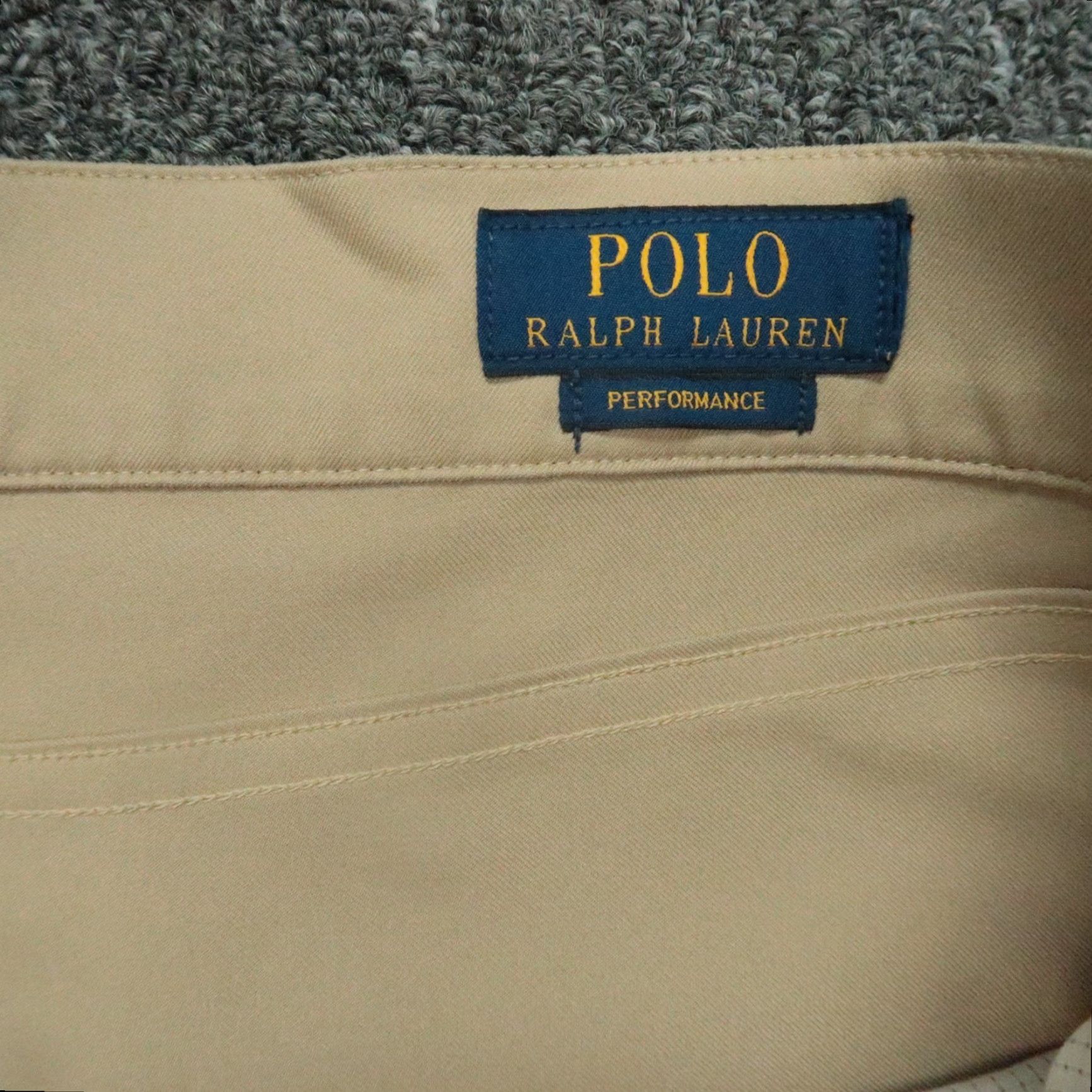 Polo Ralph Lauren Polo Ralph Lauren Pants Men 34x31 Chino 5-Pocket Belt Loops Flat Front Regular Fit Beige Tan Vintage: No Size US S / EU 44-46 / 1 - 4 Thumbnail