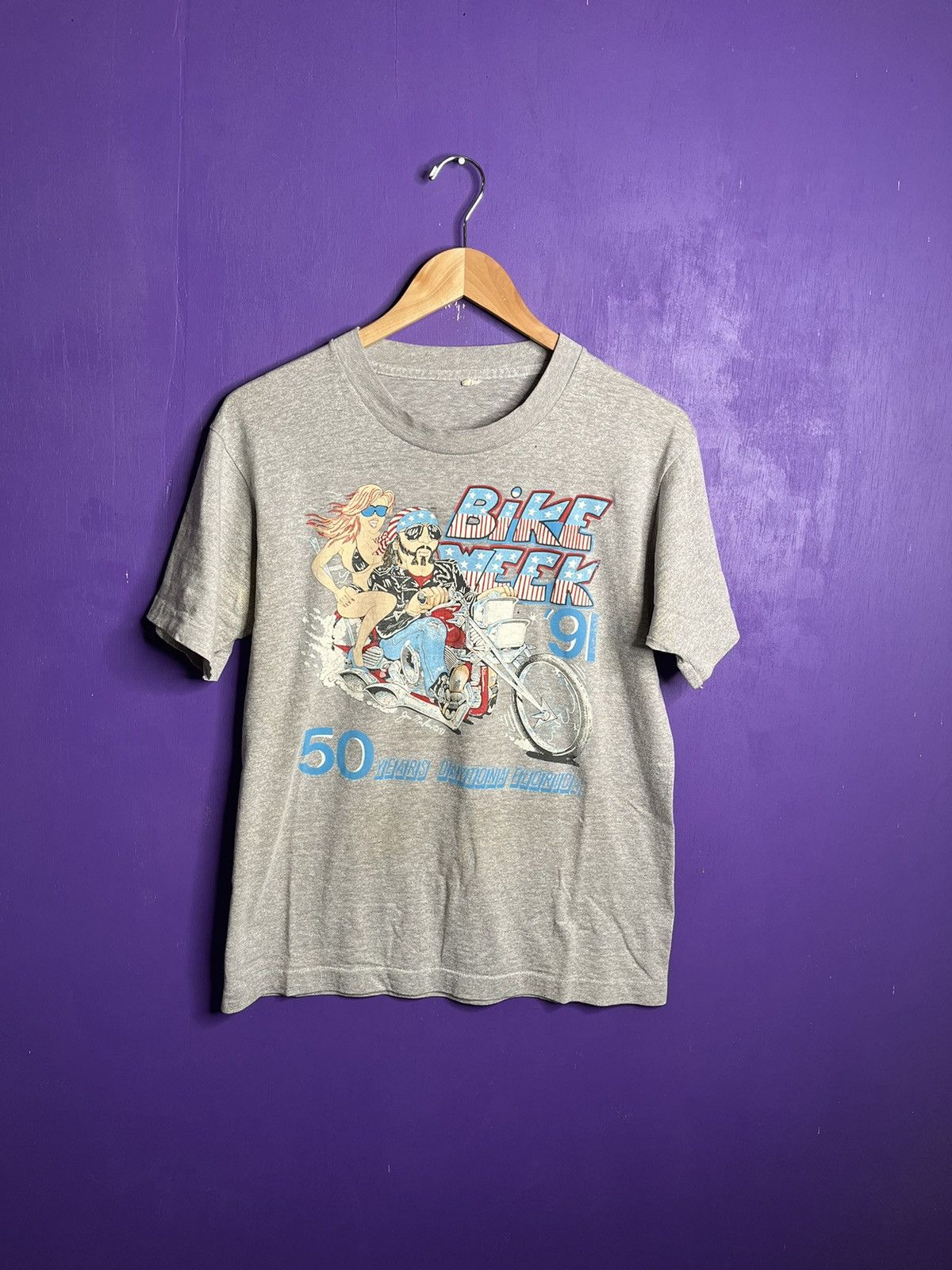Harley Davidson Vintage 1991 Daytona bike week USA t-shirt Size US M / EU 48-50 / 2 - 1 Thumbnail
