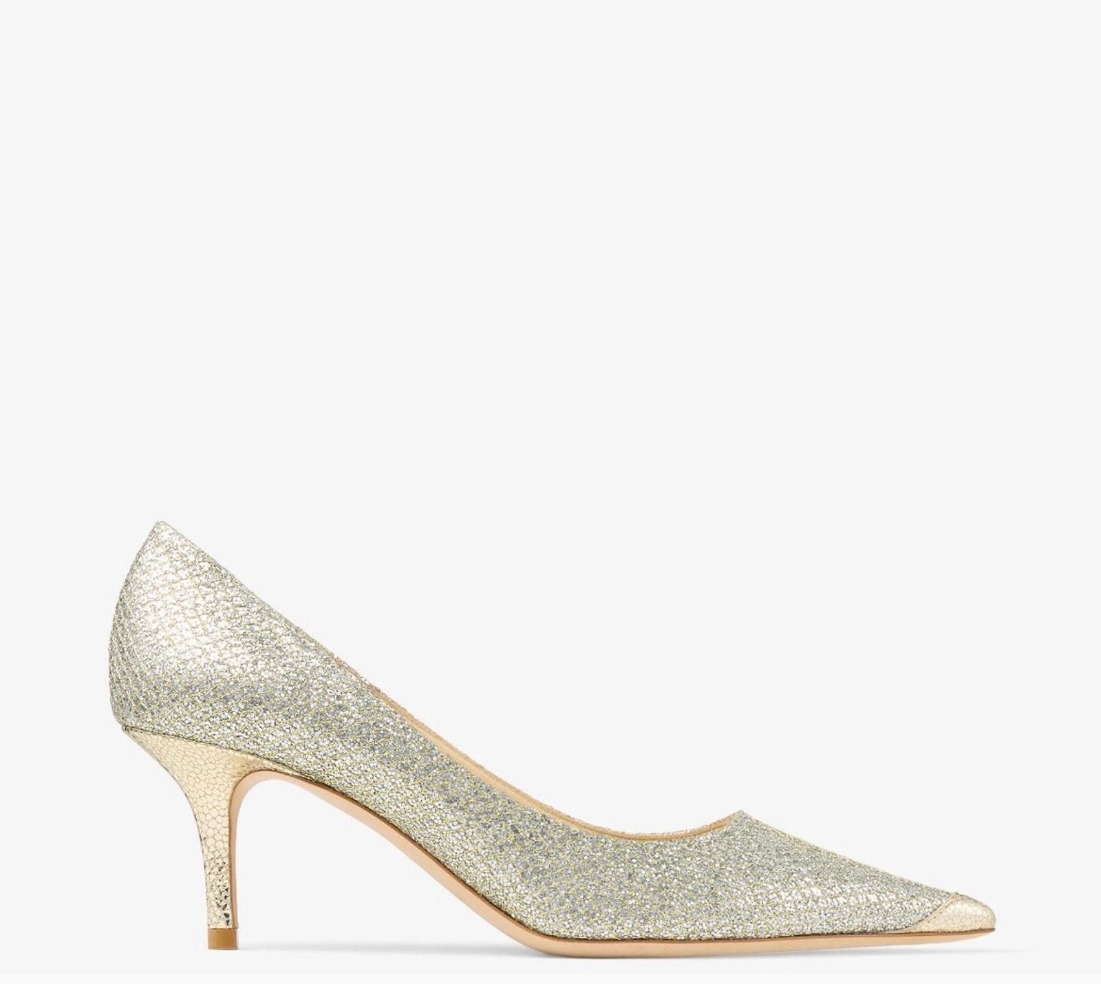 Jimmy Choo Jimmy Choo Aurora Glitter Pumps Size US 7.5 / IT 37.5 - 1 Thumbnail