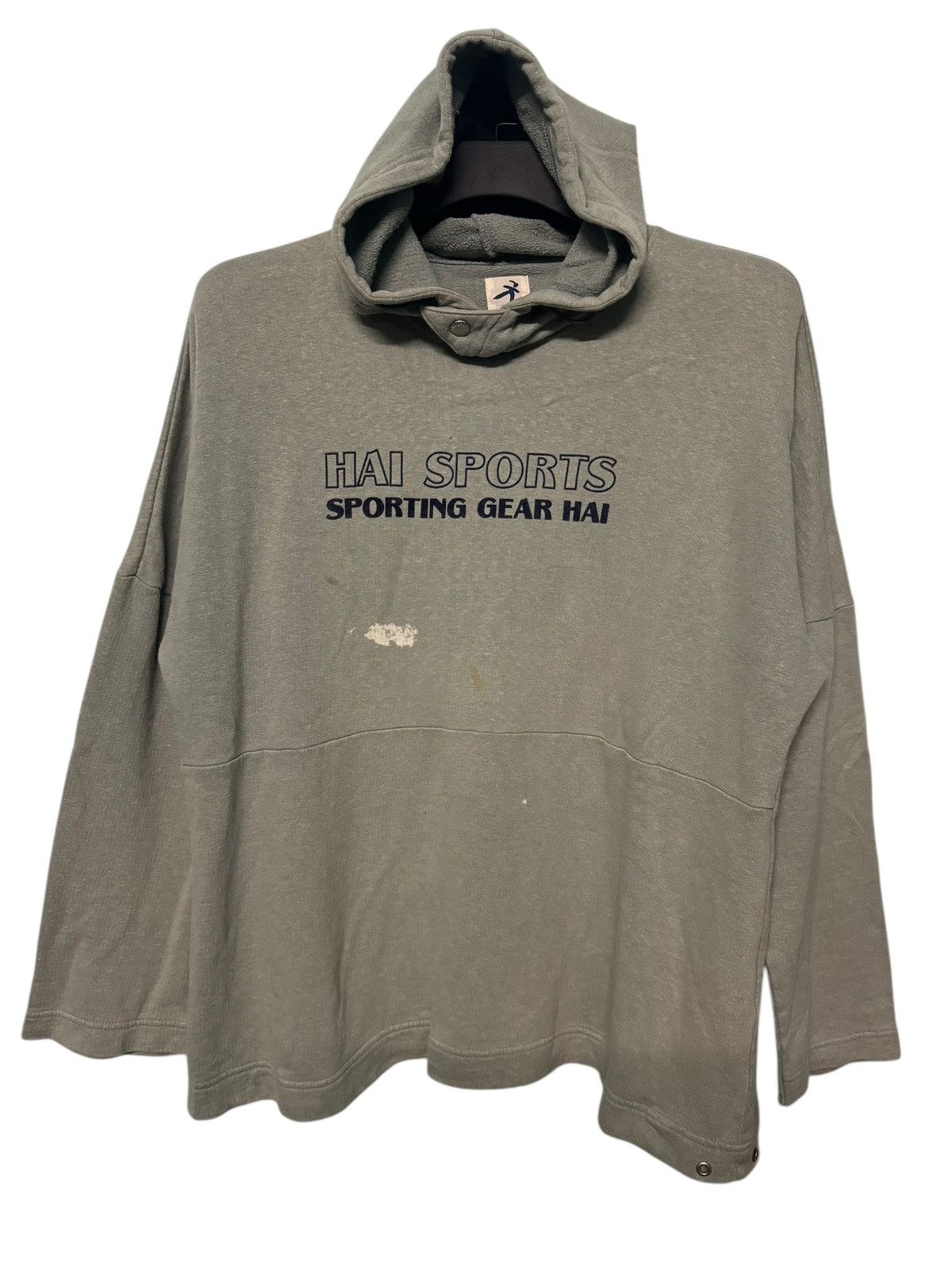 Hai Sporting Gear 💥 VINTAGE ISSEY MIYAKE HAI SPORTING GEAR SUNFADED HOODIE Size US M / EU 48-50 / 2 - 5 Thumbnail
