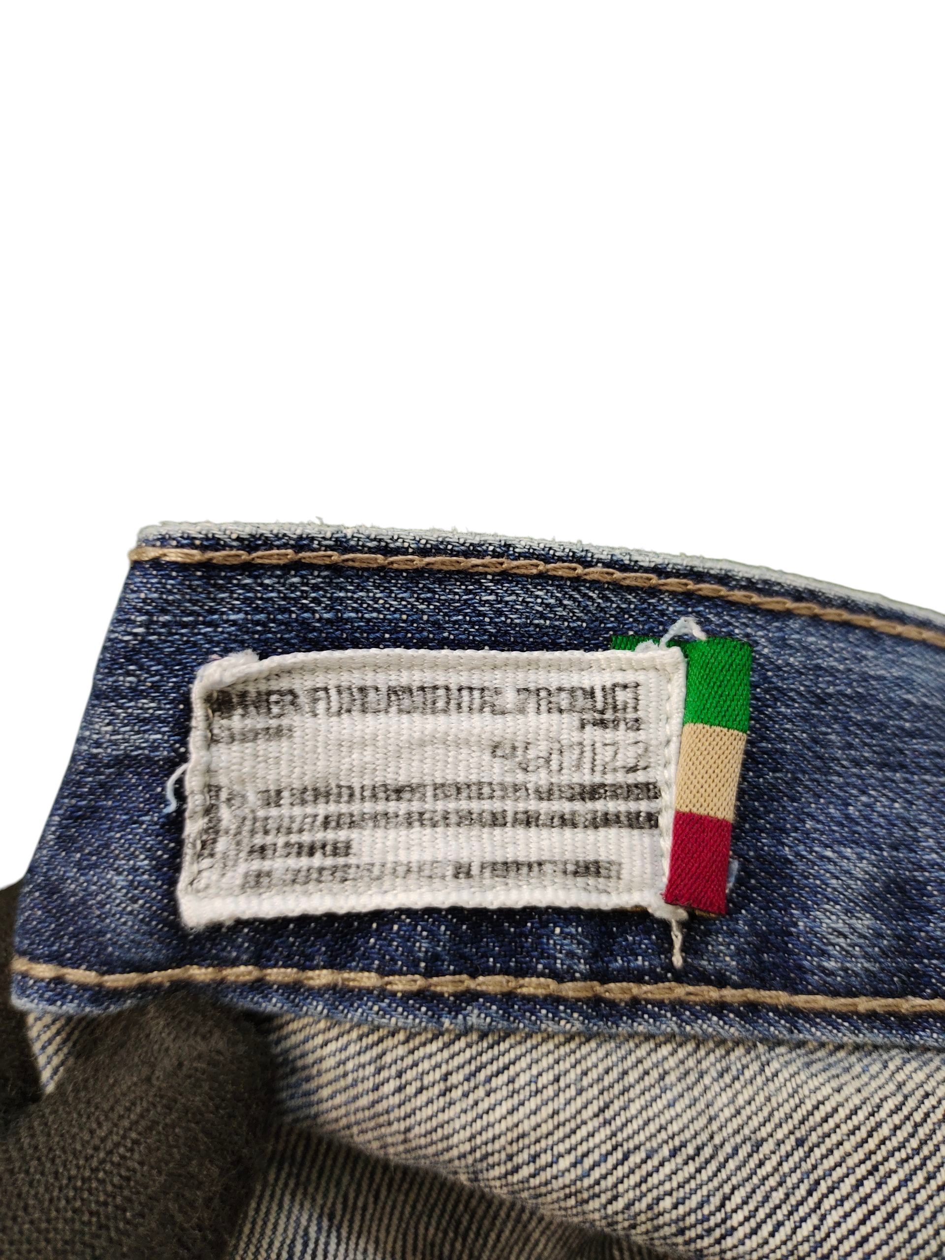 Kapital Vintage 90s Scanner Fundamental Clawmark Distres Denim Jeans Size US 32 / EU 48 - 13 Thumbnail