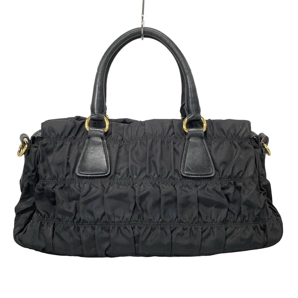Prada PRADA Gathered Bag Handbag B1407M Size ONE SIZE - 3 Thumbnail