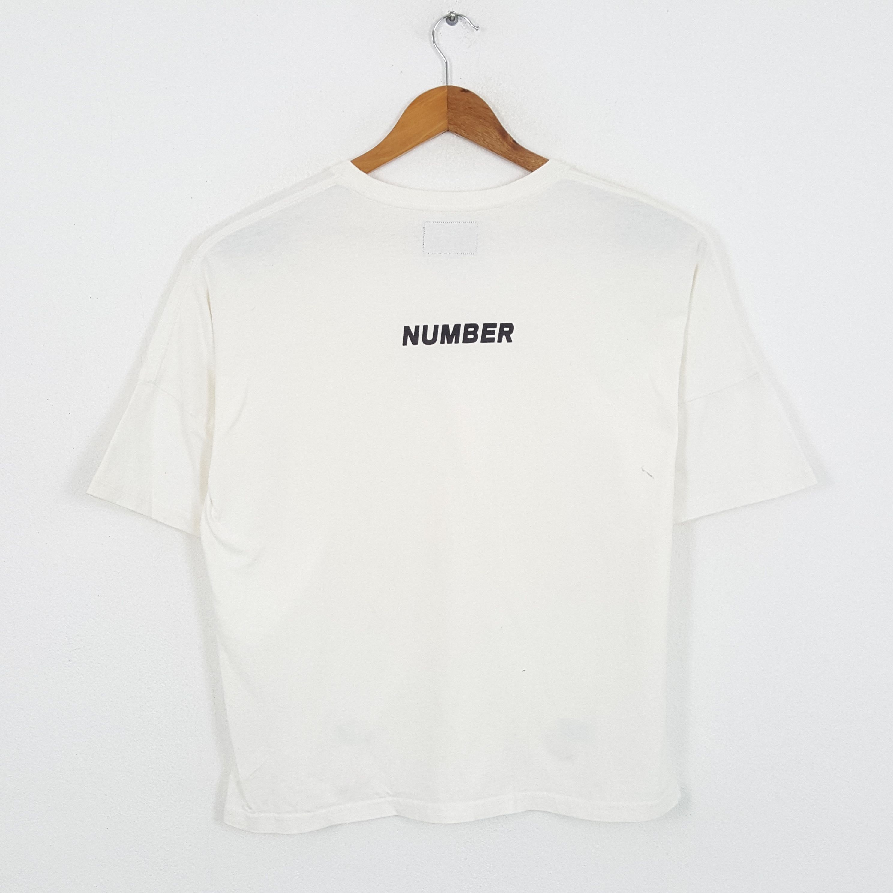 Japanese Brand × Number (N)ine × Vintage Vintage NUMBER (N)INE Japanese Fashion Brand T-Shirts Size US XL / EU 56 / 4 - 3 Thumbnail