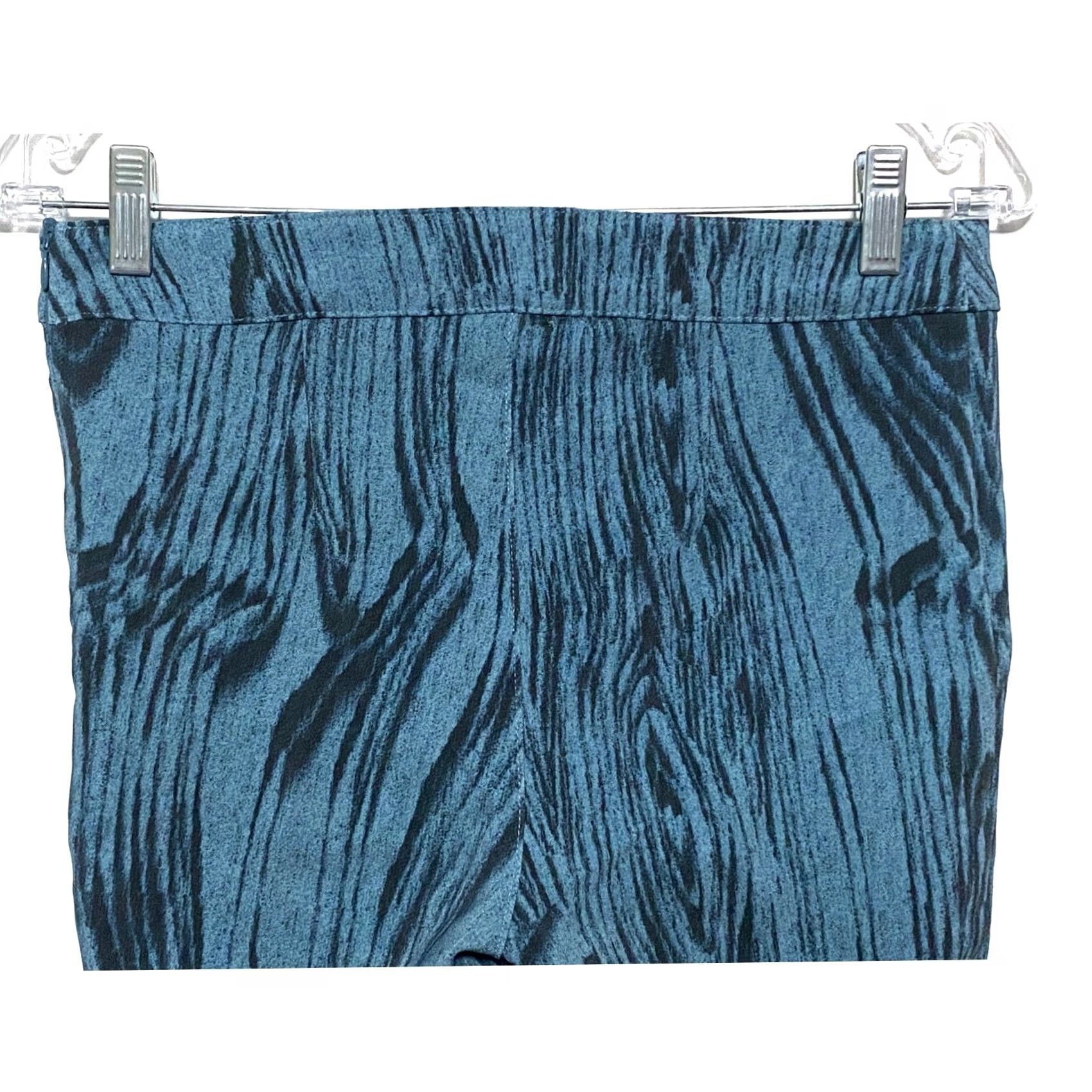 Urban Outfitters VINTAGE Urban Outfitters Nyx Zip Hem Blue Slim Pants Womens S Hippie Retro Forest Fairy Size 28" / US 6 / IT 42 - 4 Thumbnail