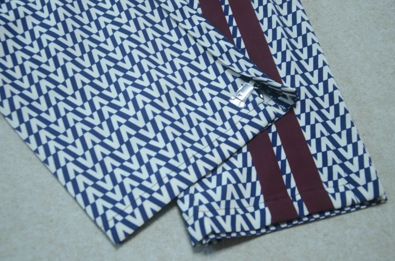 Valentino Valentino All Over V Logo Wool Track Pants Size 48S - 3 Thumbnail