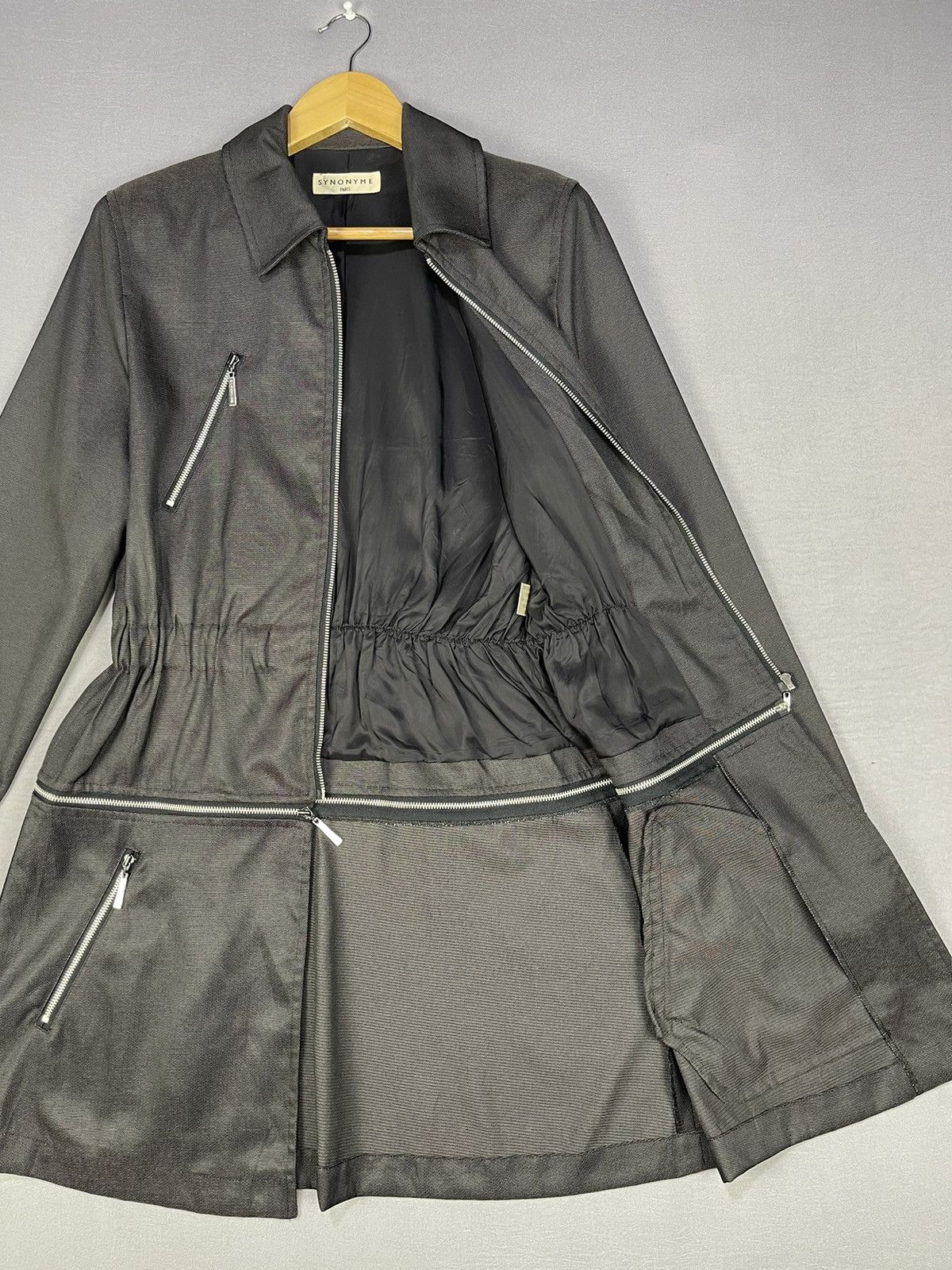Japanese Brand SYNONYME Paris Attachable Skirt Mini Dress Size XS / US 0-2 / IT 36-38 - 9 Thumbnail