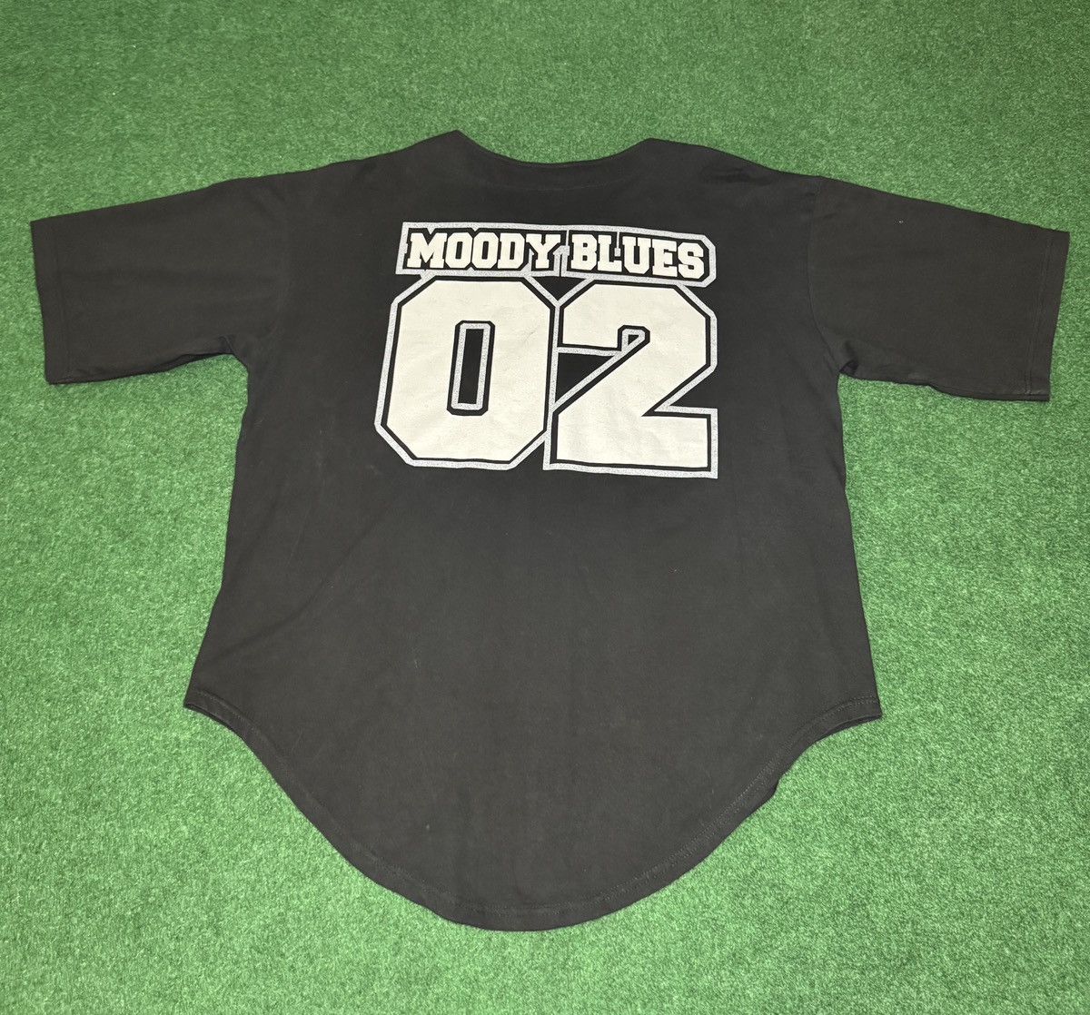 Band Tees Vintage 90s Moody Blues Band RARE Concert Baseball Jersey Size US XXL / EU 58 / 5 - 1 Thumbnail
