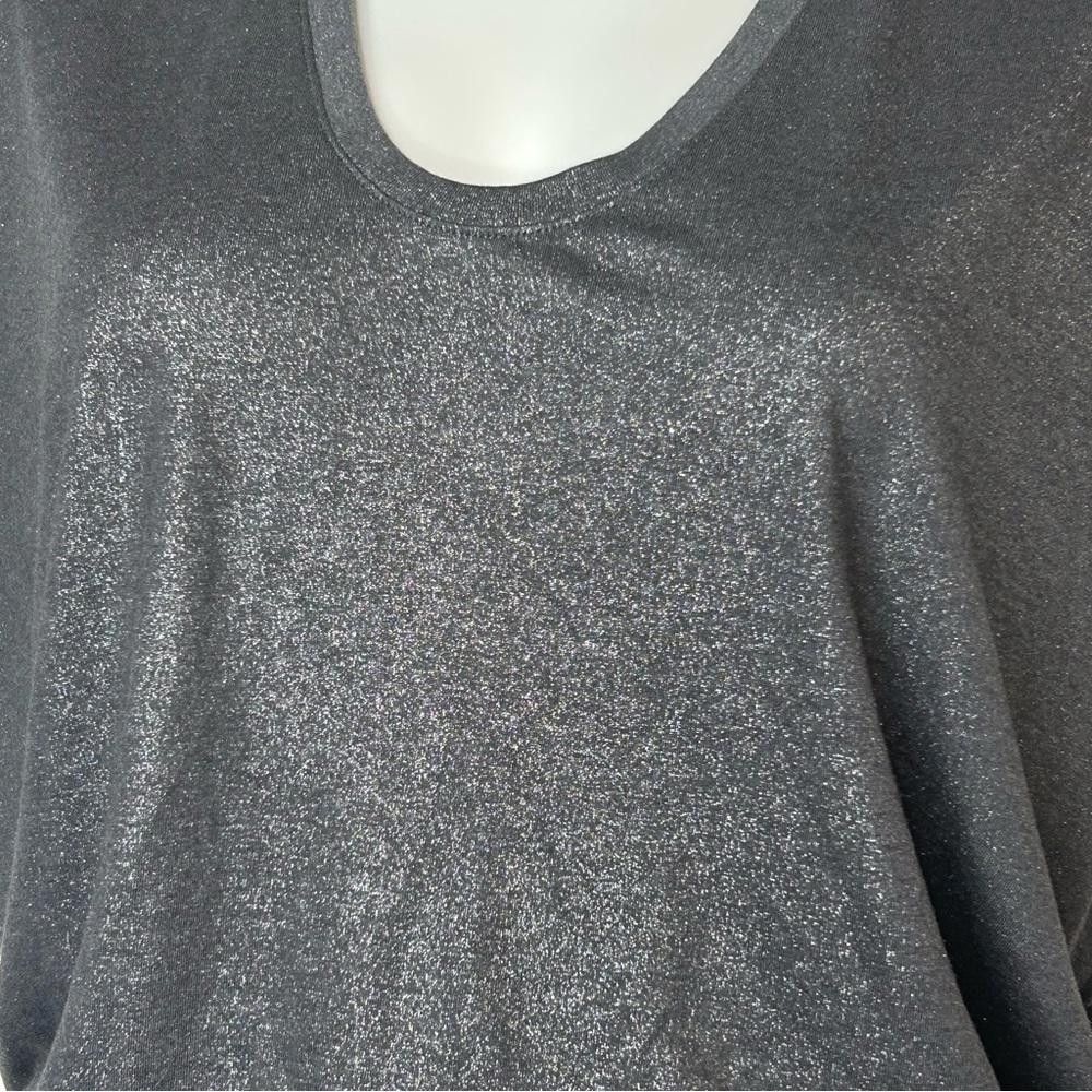 Vince Vince Metallic Gunmetal Drape Top with Dolman Sleeves, XS Size XS / US 0-2 / IT 36-38 - 5 Thumbnail