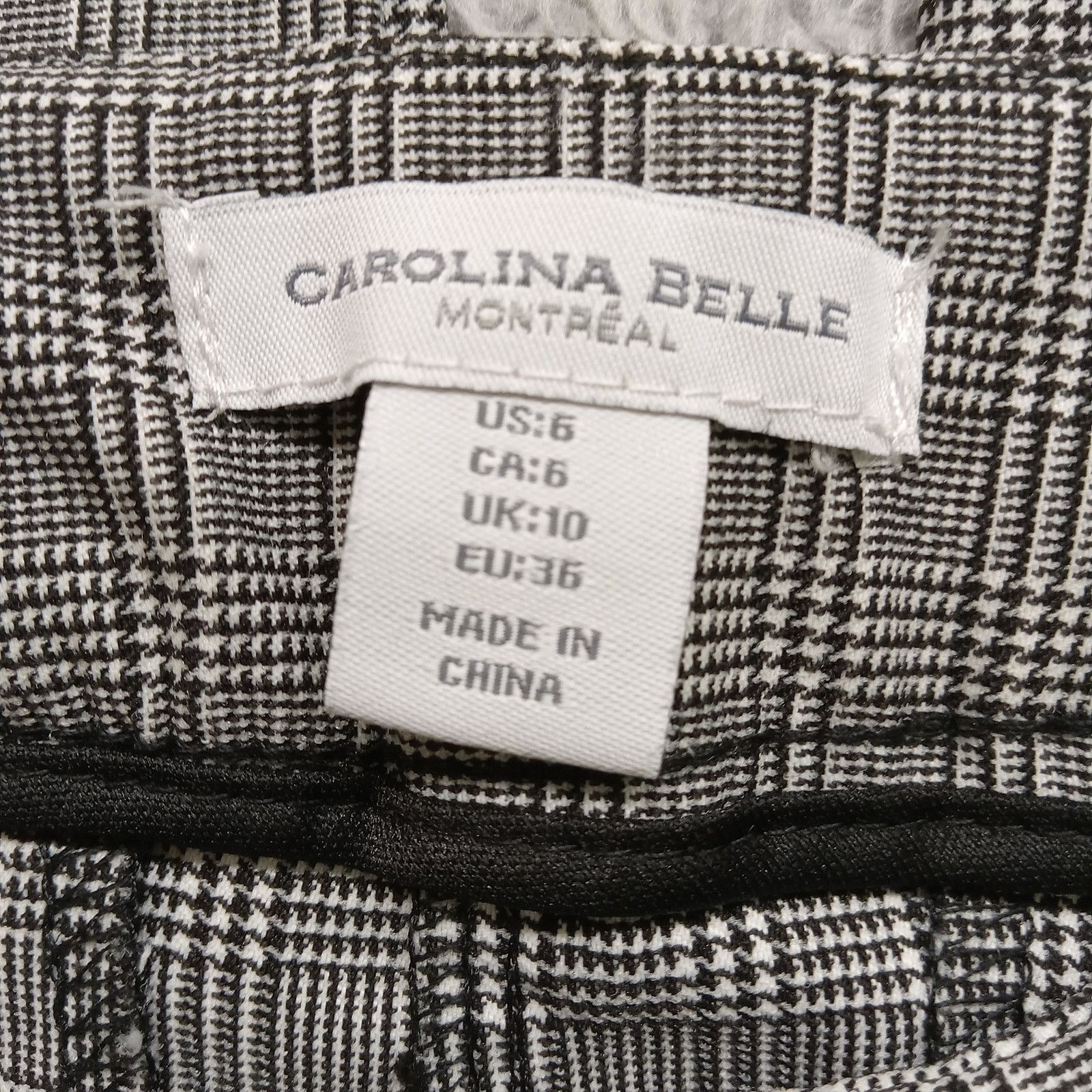 & Other Stories Carolina Belle Houndstooth Crop Dress Pants 6 (30 X 28) Size 28" / US 6 / IT 42 - 5 Thumbnail