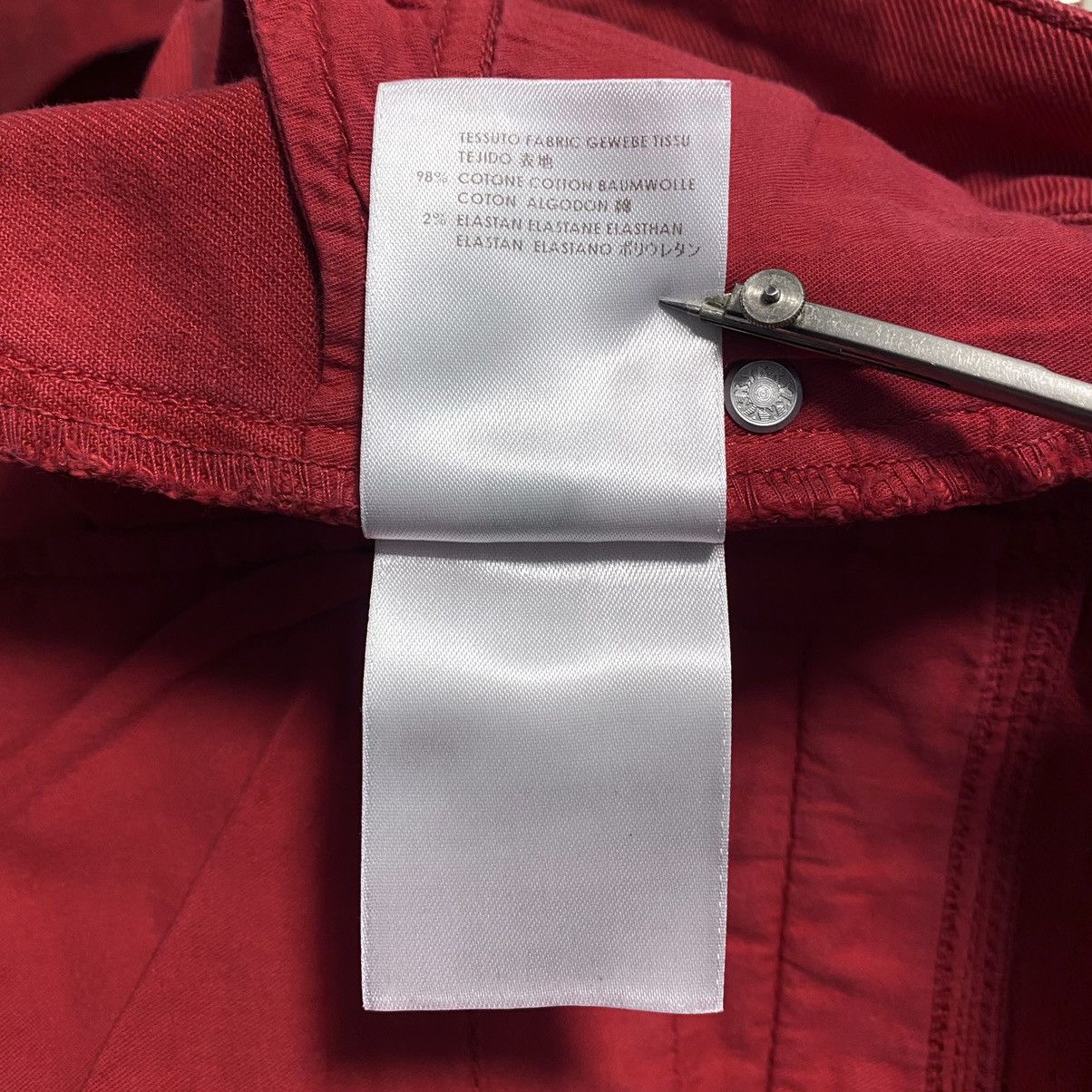 Alexander McQueen 2013 Alexander McQueen McQ Red Zip Slim Fit Jeans Denim Size 26" / US 2 / IT 38 - 20 Thumbnail