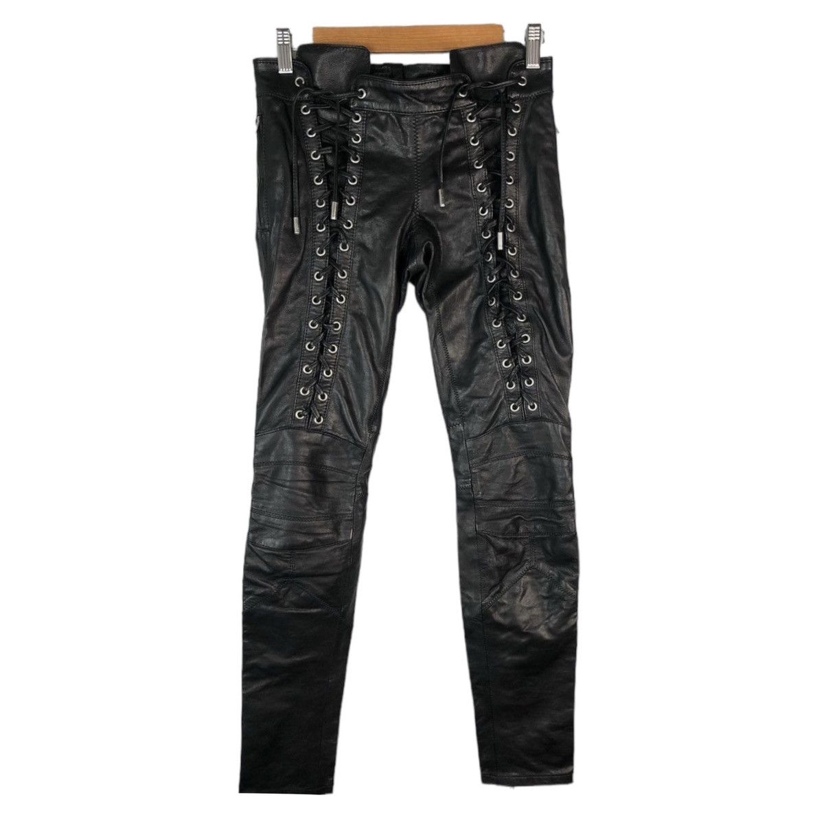 Dsquared2 Dsquared fw10 lamb leather biker pants | Grailed