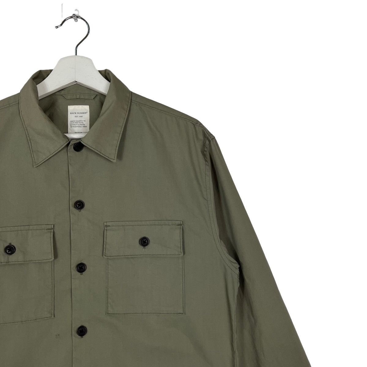 Japanese Brand 🔥 BACK NUMBER MILITARY STYLE JACKET Size US M / EU 48-50 / 2 - 5 Thumbnail