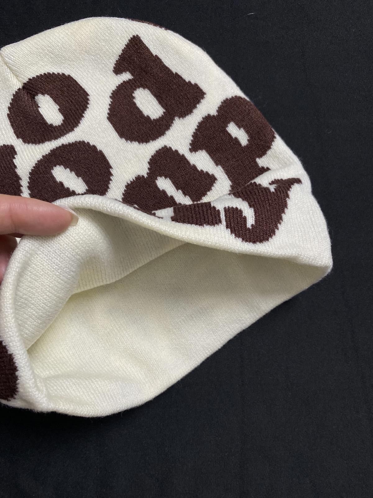 Japanese Brand Rare Good Compenny Classic No Cuff Knit Skull White Beanie Size ONE SIZE - 6 Thumbnail