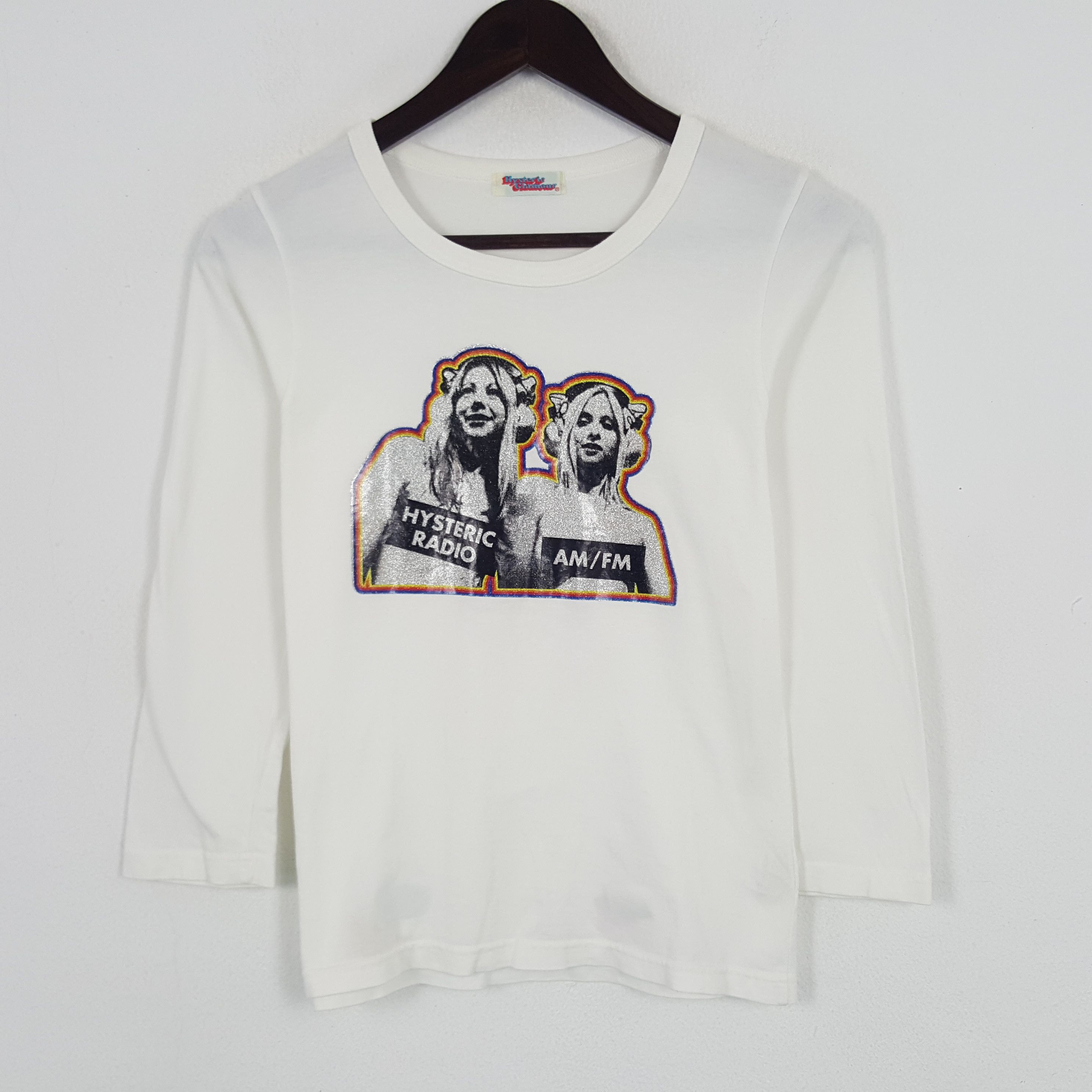 Hysteric Glamour × Japanese Brand × Vintage Vintage Hysteric Glamour Radio AM/FM Tshirt Size US XS / EU 42 / 0 - 1 Thumbnail