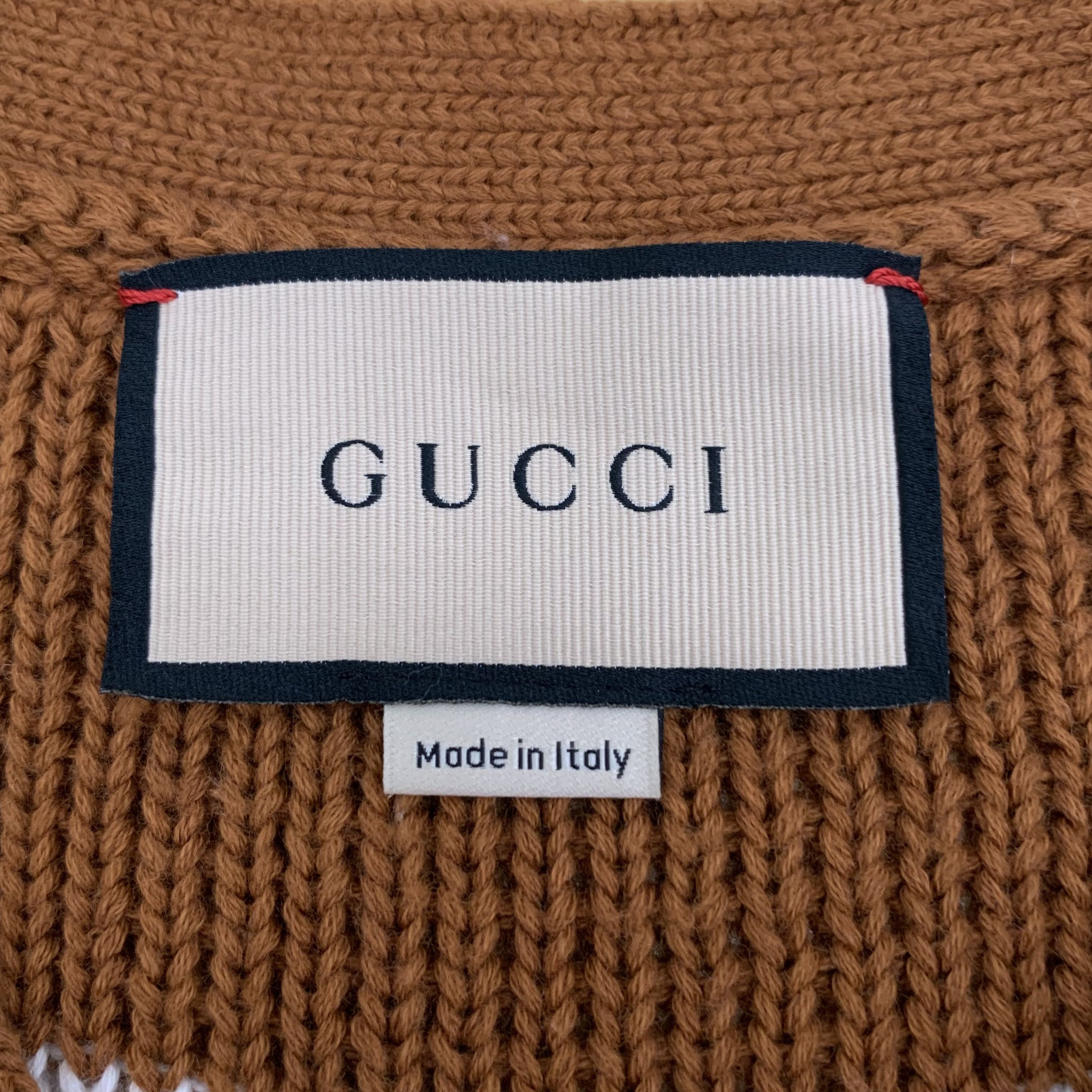 Gucci Gucci Vest – Colorblock Stripe Logo Knit (Size M) Size M / US 6-8 / IT 42-44 - 2 Thumbnail