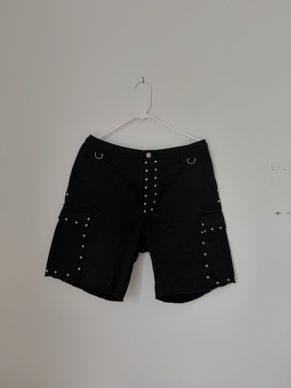 Saint Laurent Paris Saint Laurent SS16 Studded Camo Shorts | Grailed